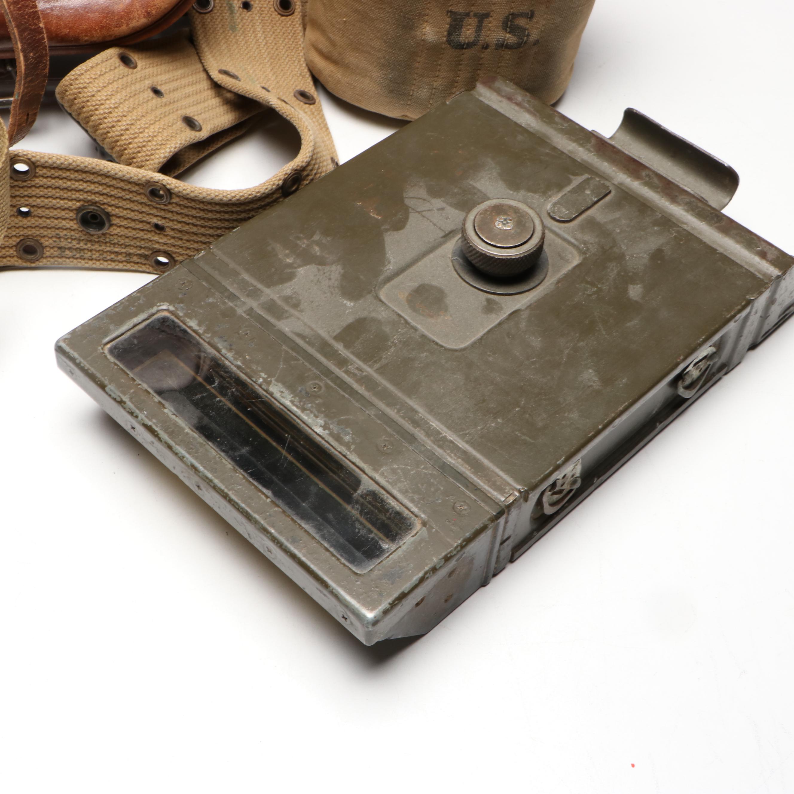 World War II M6 Periscope with Noncombatant Periscope and Canteen