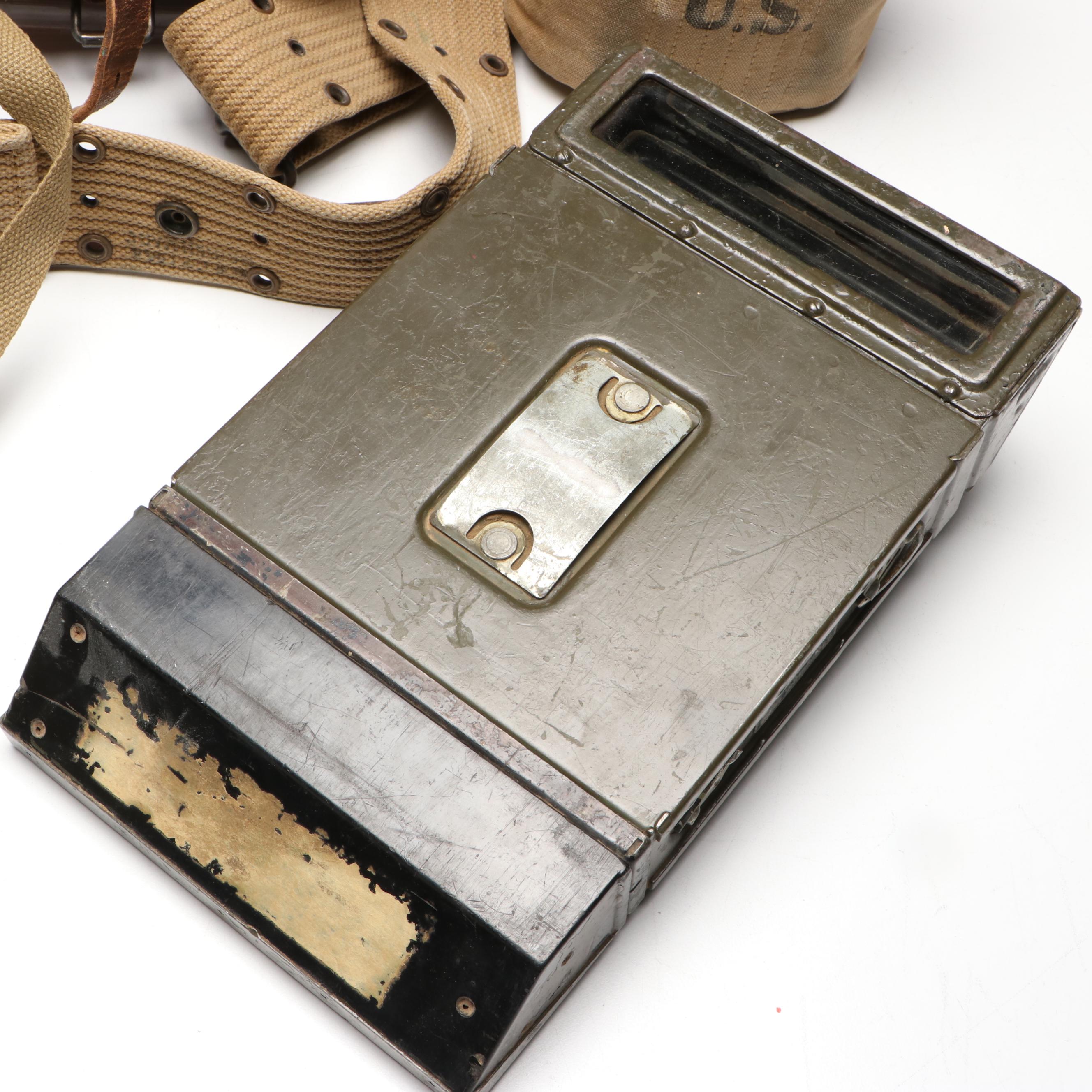 World War II M6 Periscope with Noncombatant Periscope and Canteen