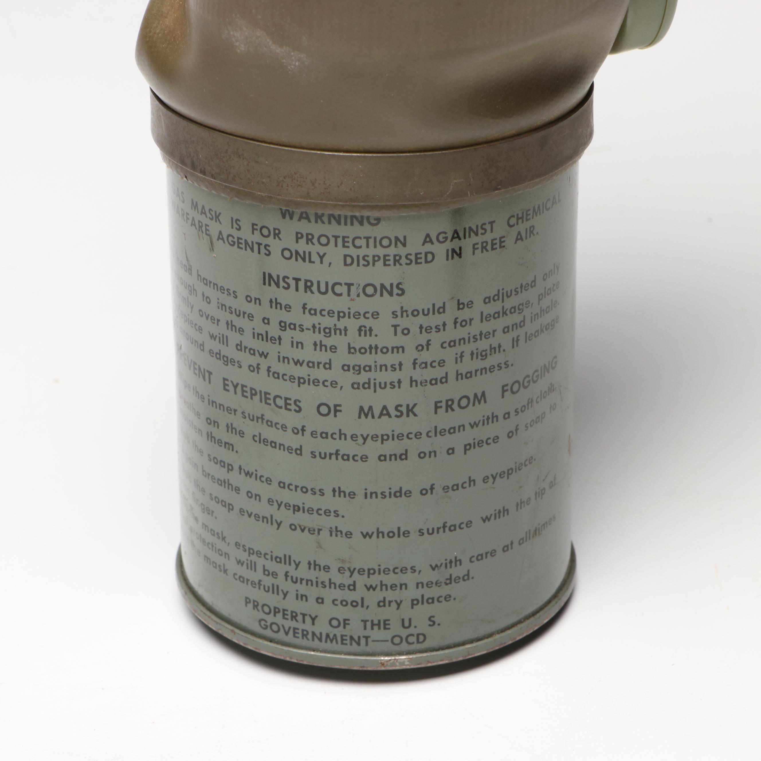 World War II M6 Periscope with Noncombatant Periscope and Canteen