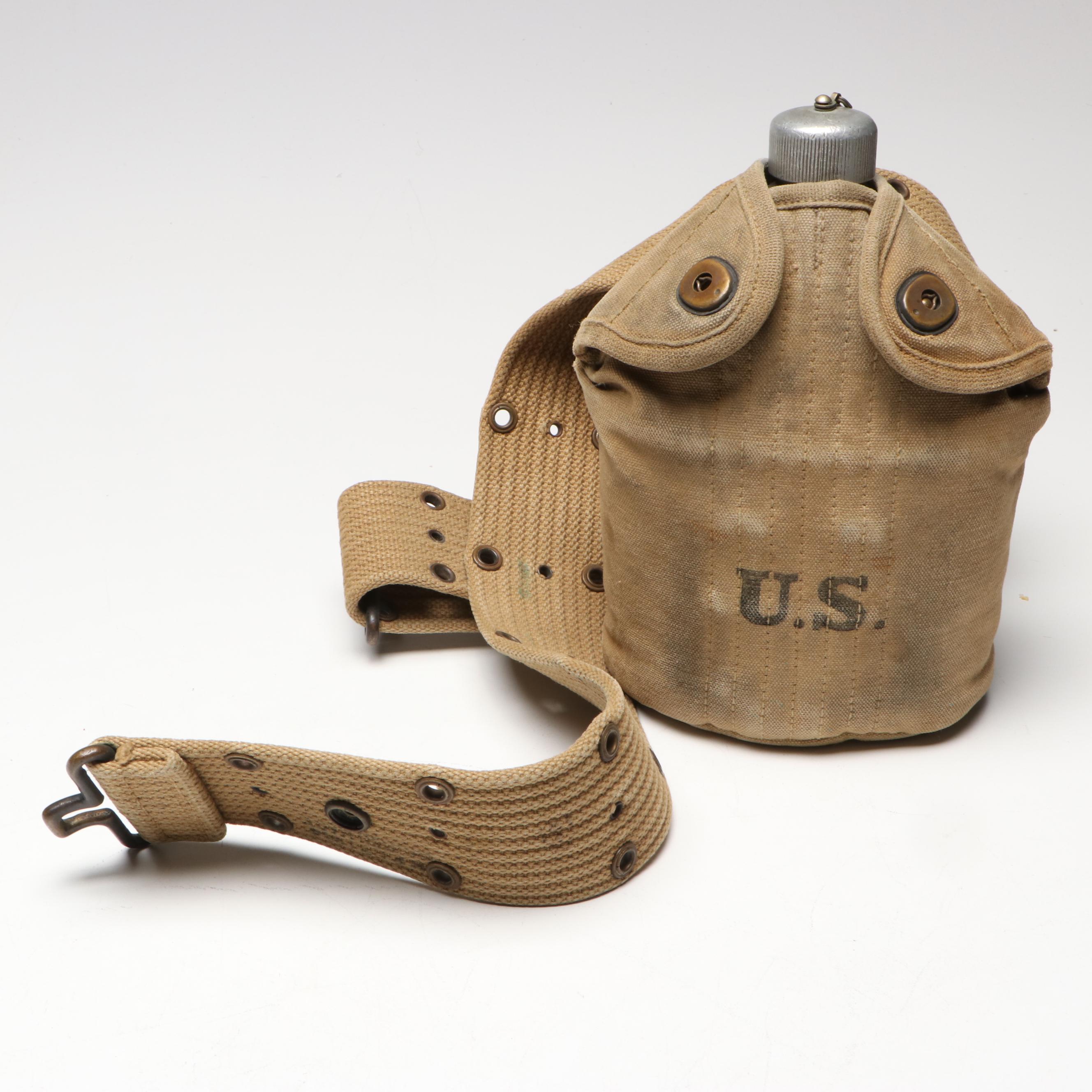 World War II M6 Periscope with Noncombatant Periscope and Canteen