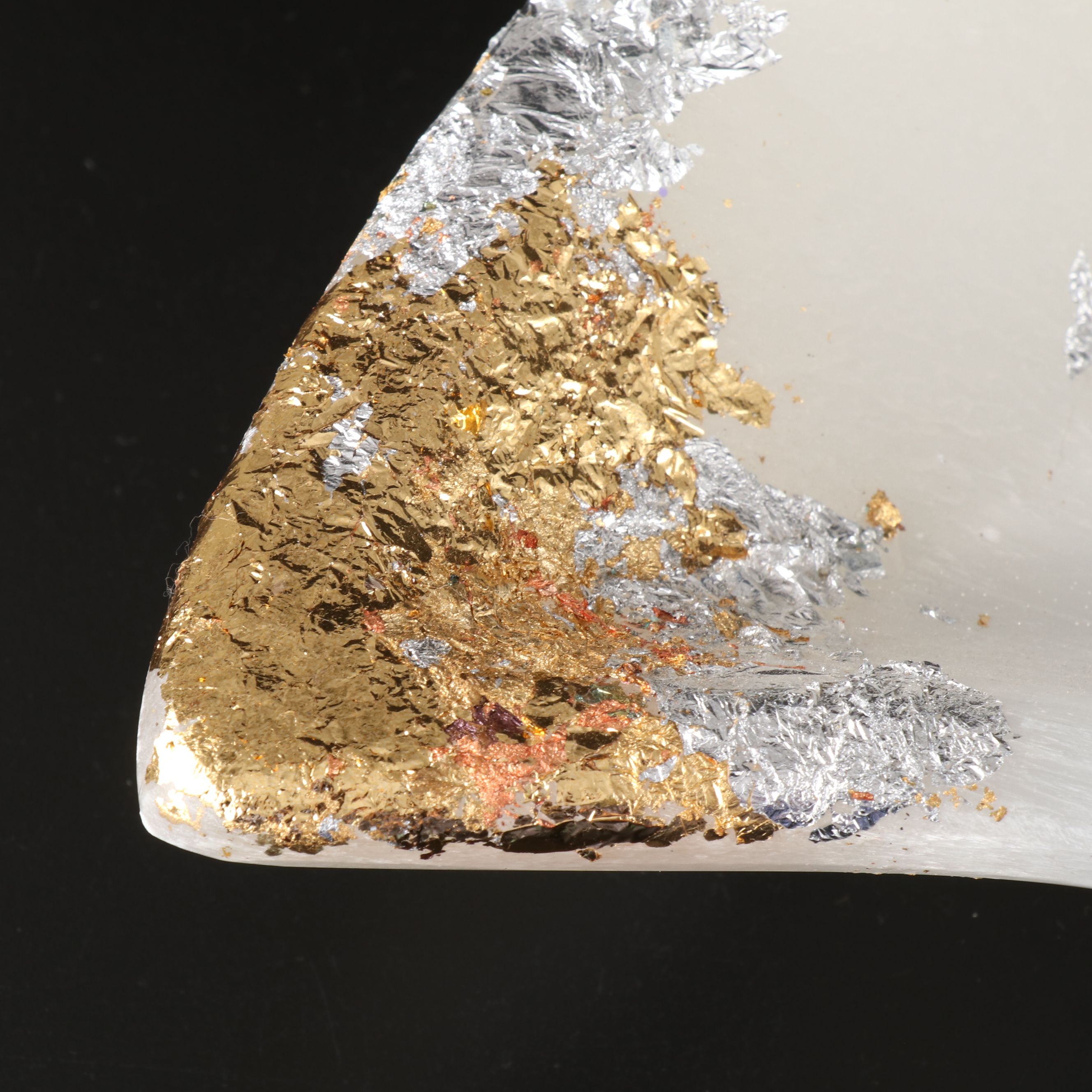 Gilt Decorated Selenite Bowls