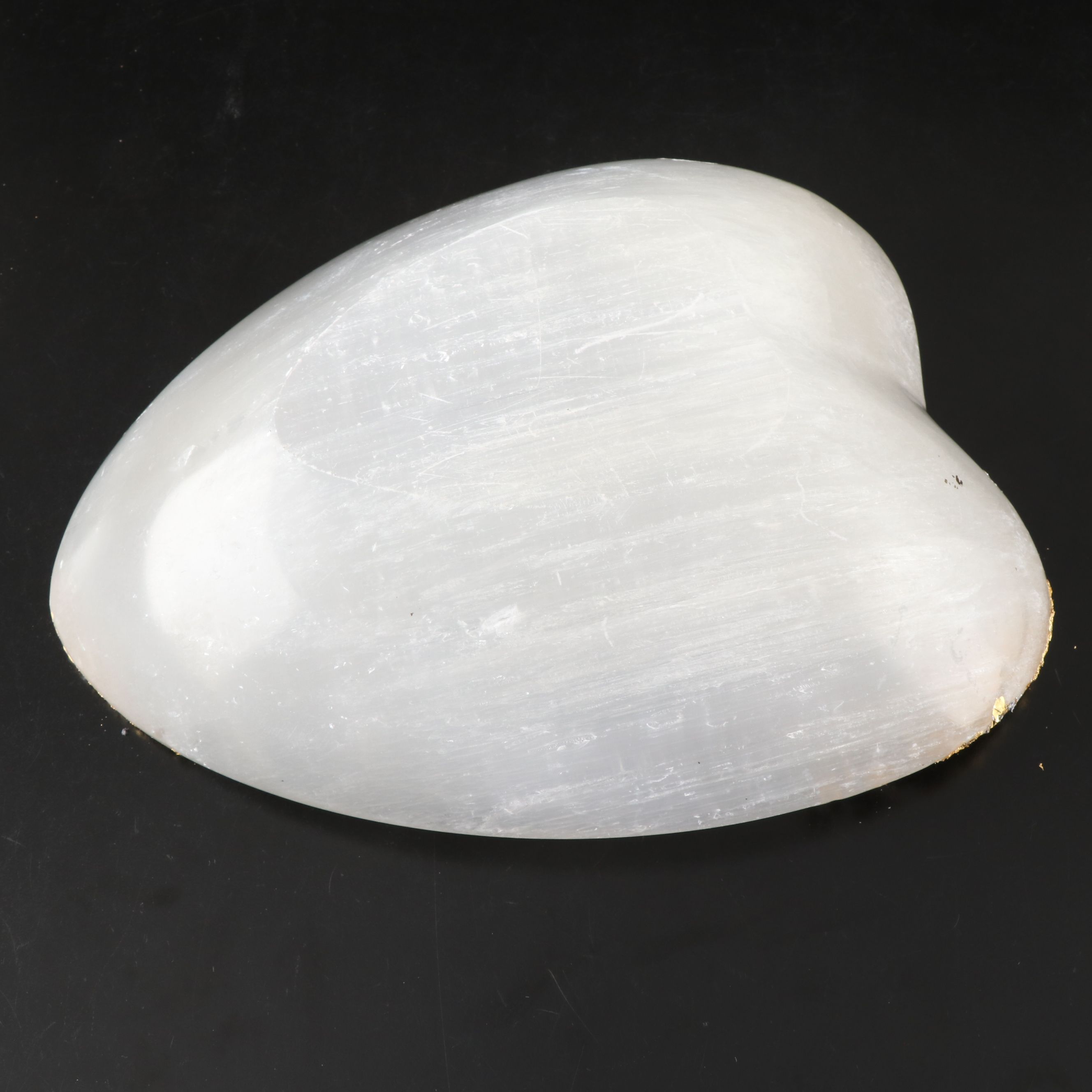 Gilt Decorated Selenite Bowls