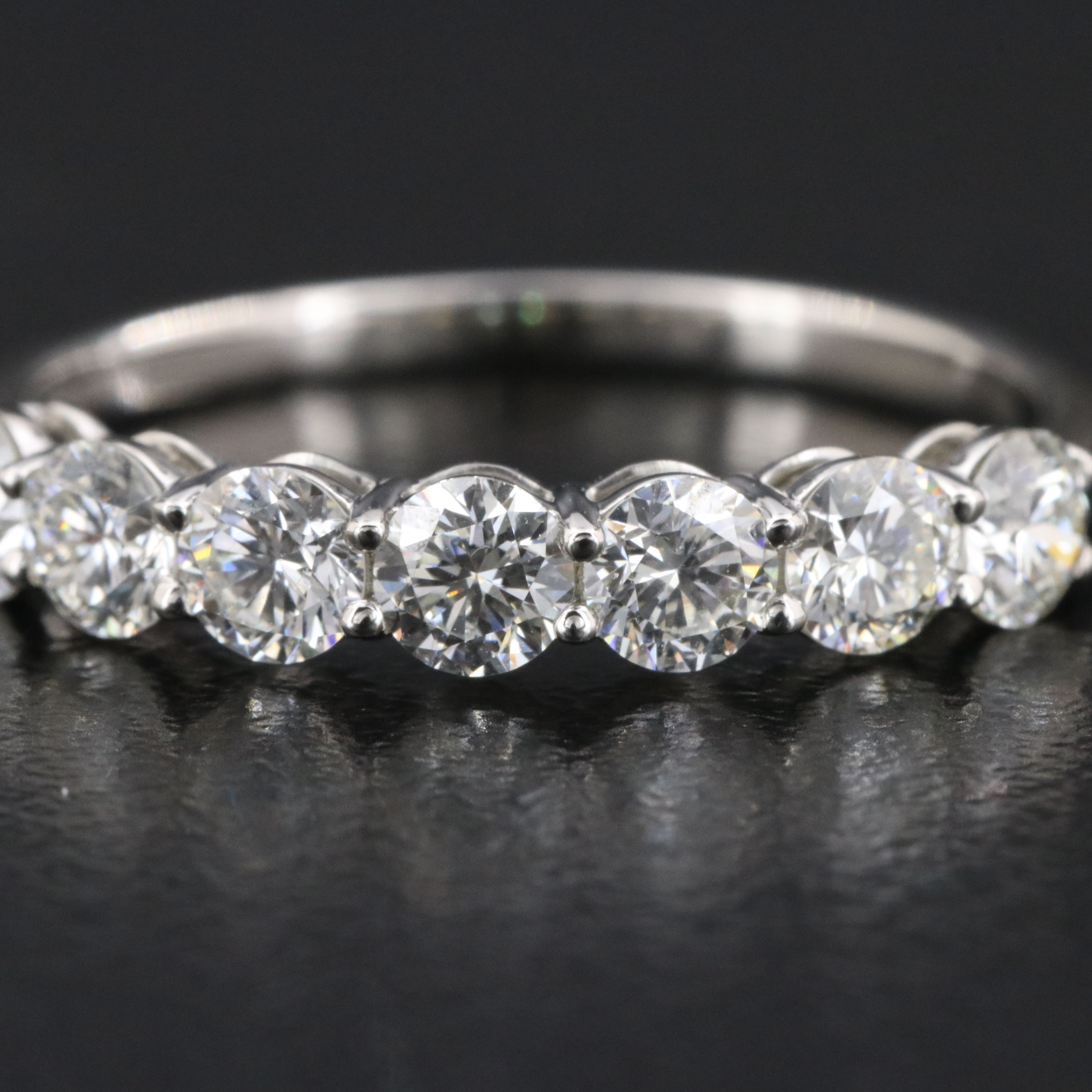 Platinum 1.00 CTW Diamond Ring