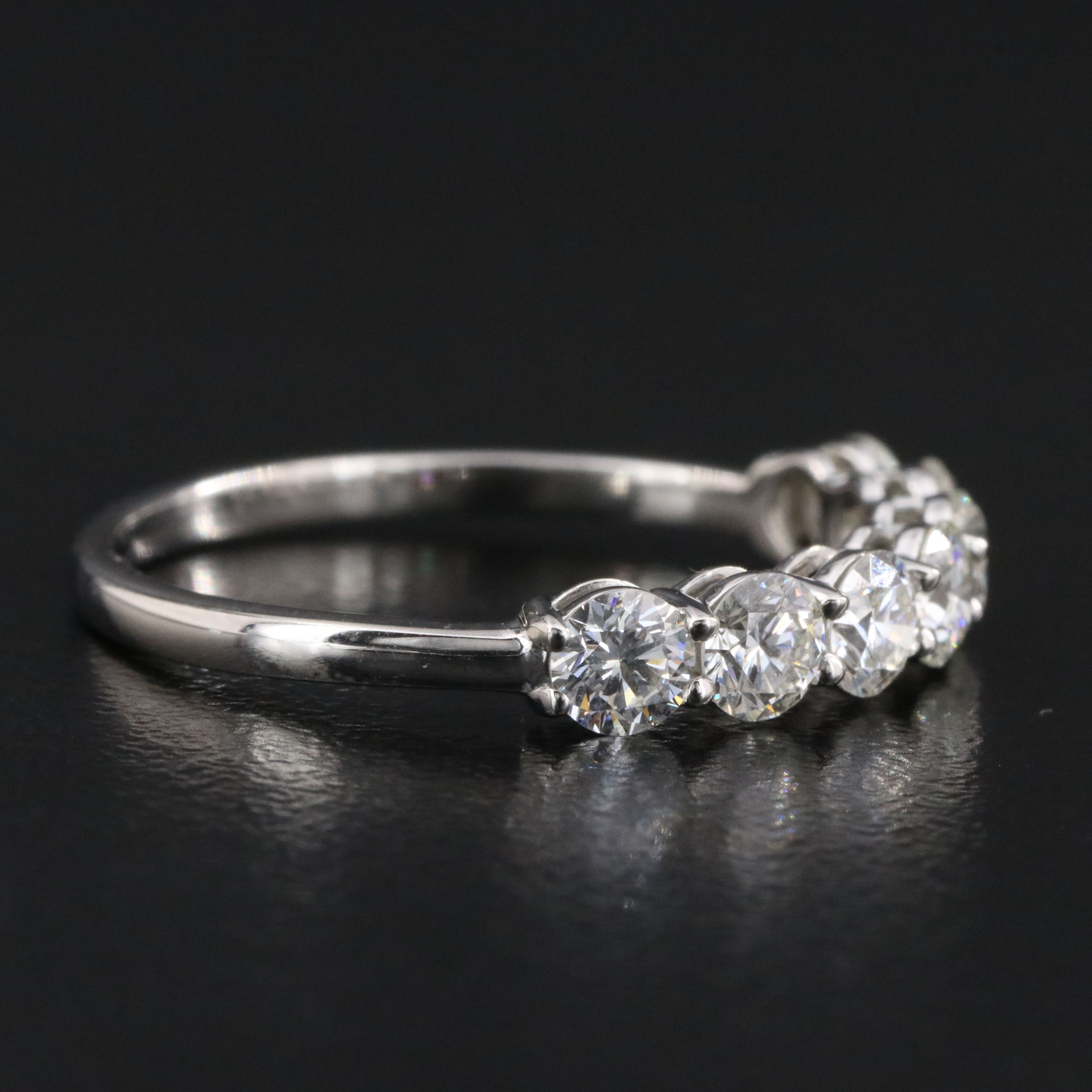 Platinum 1.00 CTW Diamond Ring