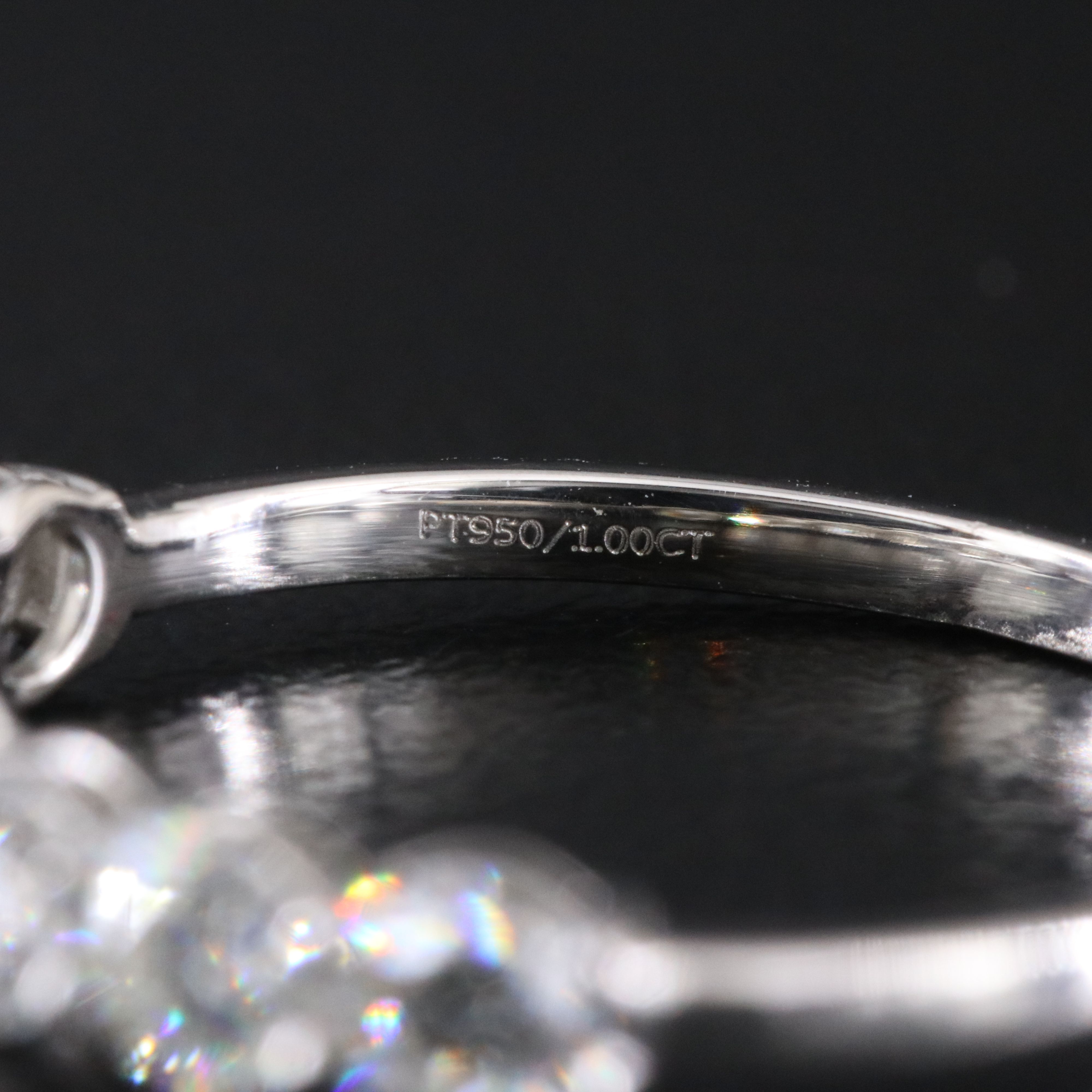 Platinum 1.00 CTW Diamond Ring