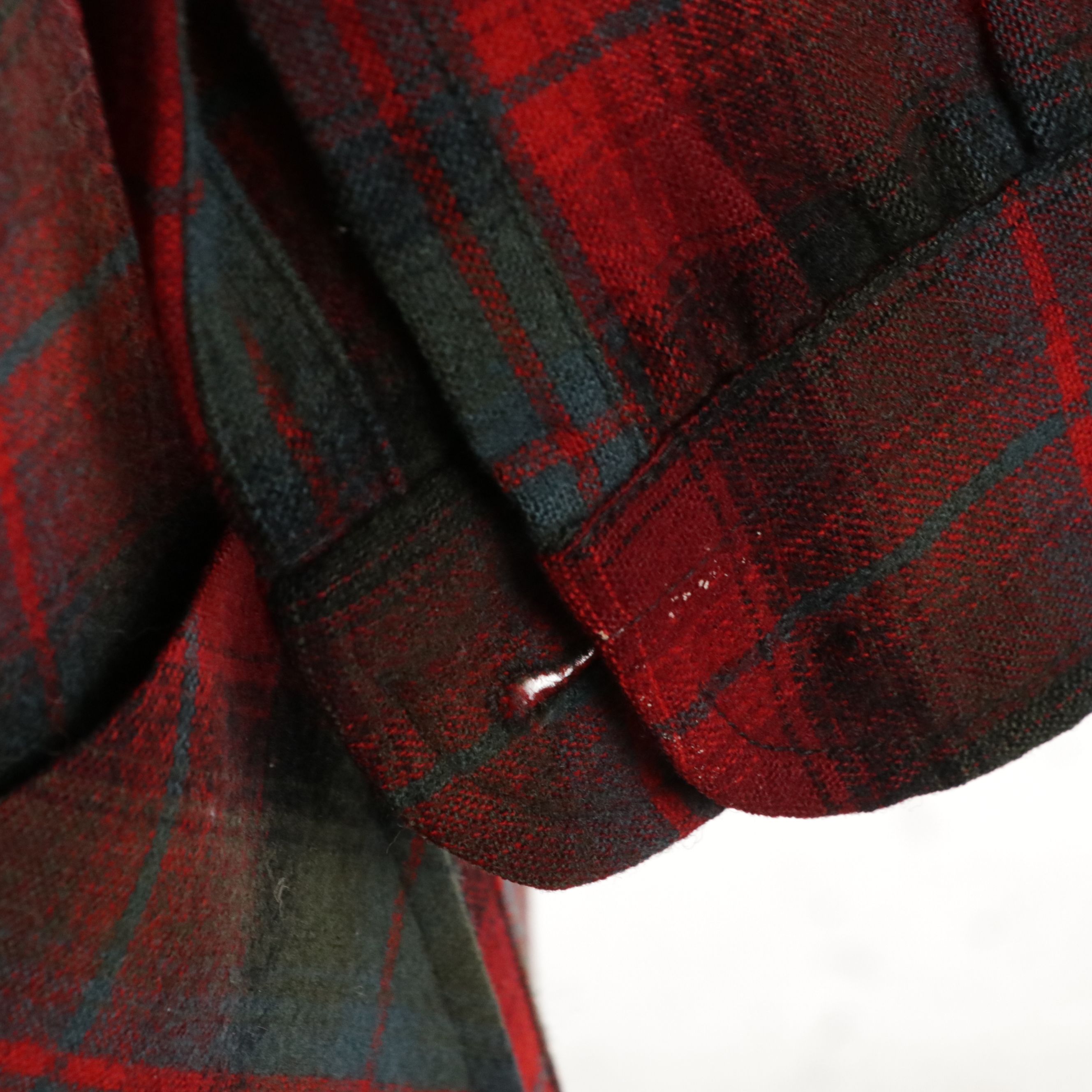 Men's Pendleton 49er Shirt Jacket in Plaid Wool, Circa 1970