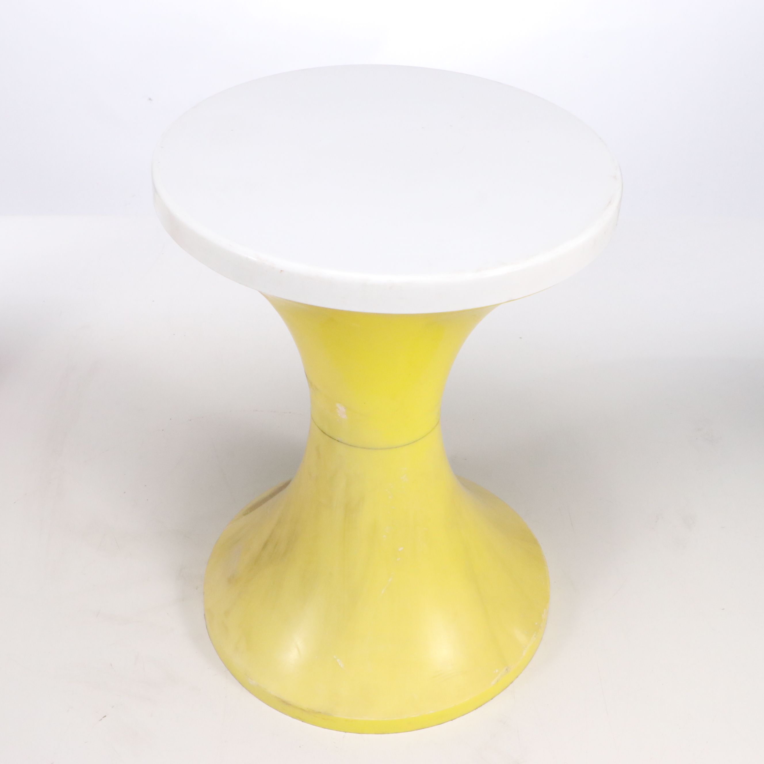 Three Mid Century Modern Tam Tam Stools, Manner of Henry Massonnet for Stamp