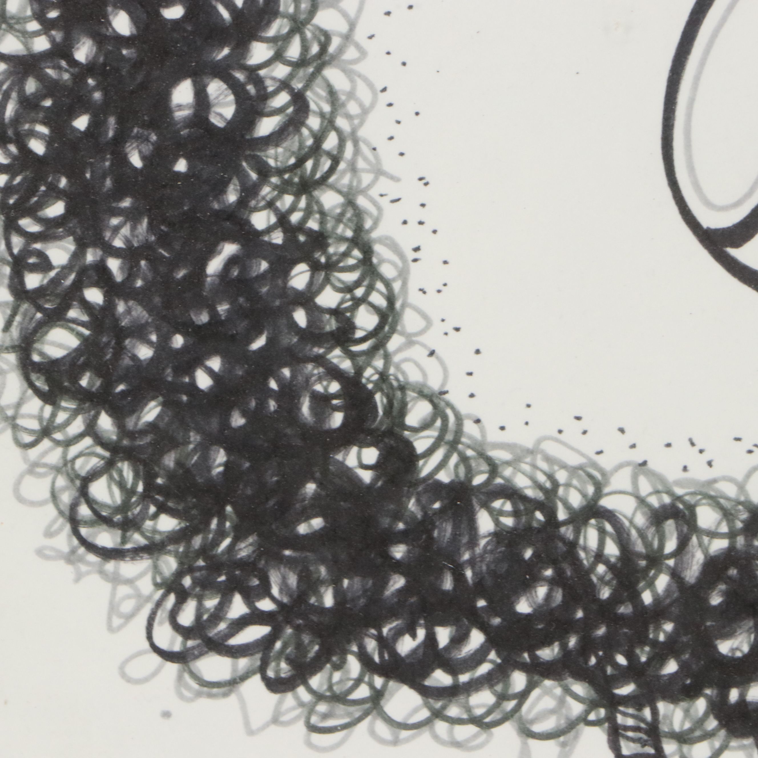 Ink Drawing of Stylized Tree, Circa 2010