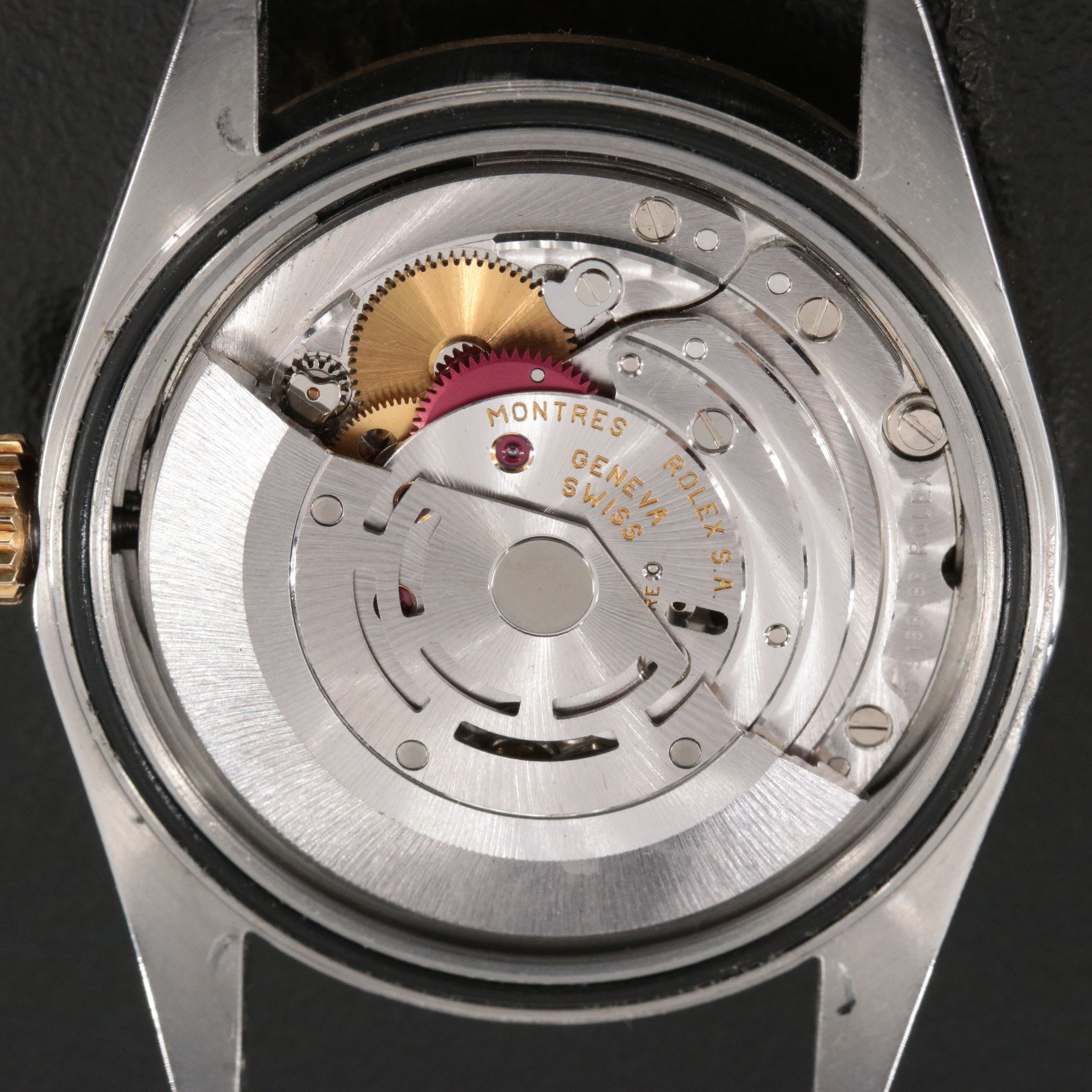 2001 Rolex Champagne Roman Dial Two Tone Datejust 16233 Watch