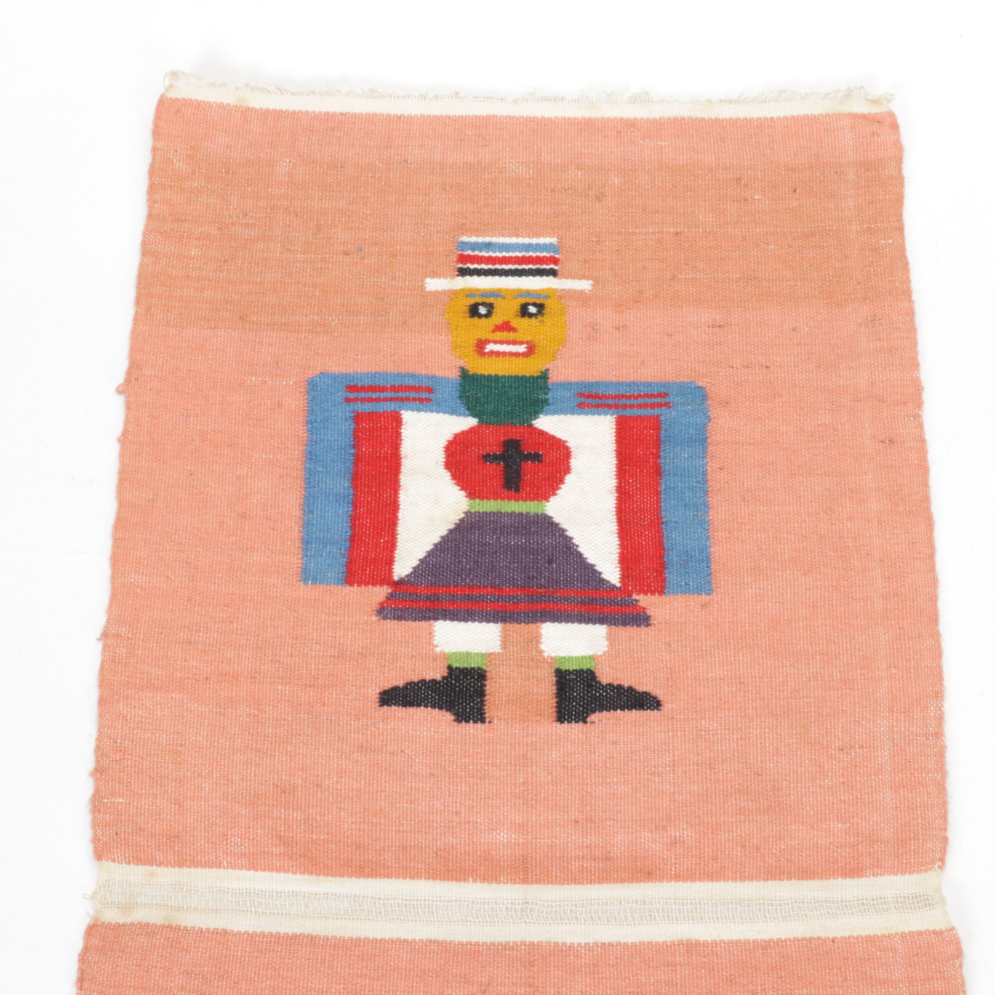 Handwoven Wool South American Wall Tapestry