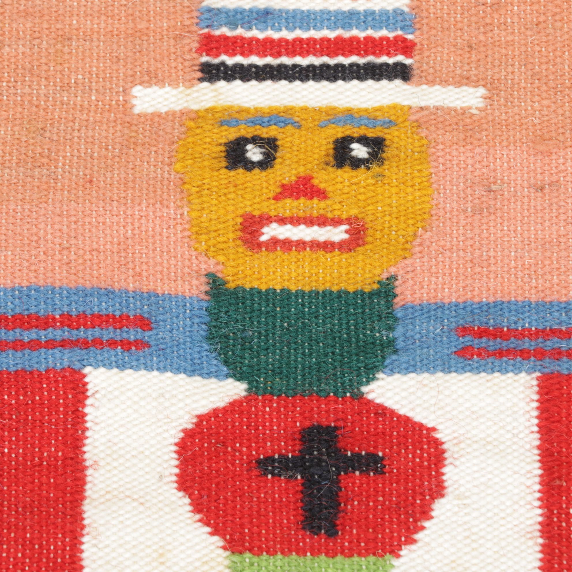 Handwoven Wool South American Wall Tapestry