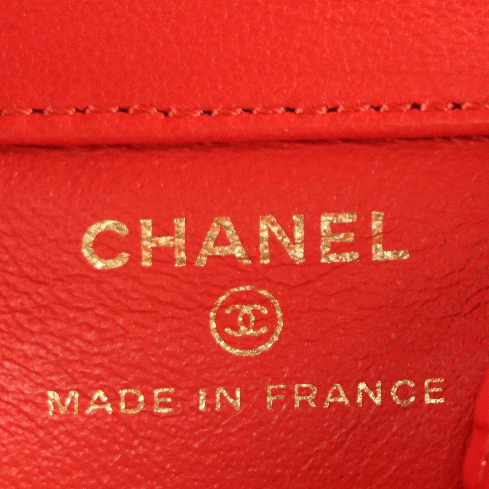 Chanel Red Quilted Patent Leather 2.55 Mini Ankle Wrist Flap Bag