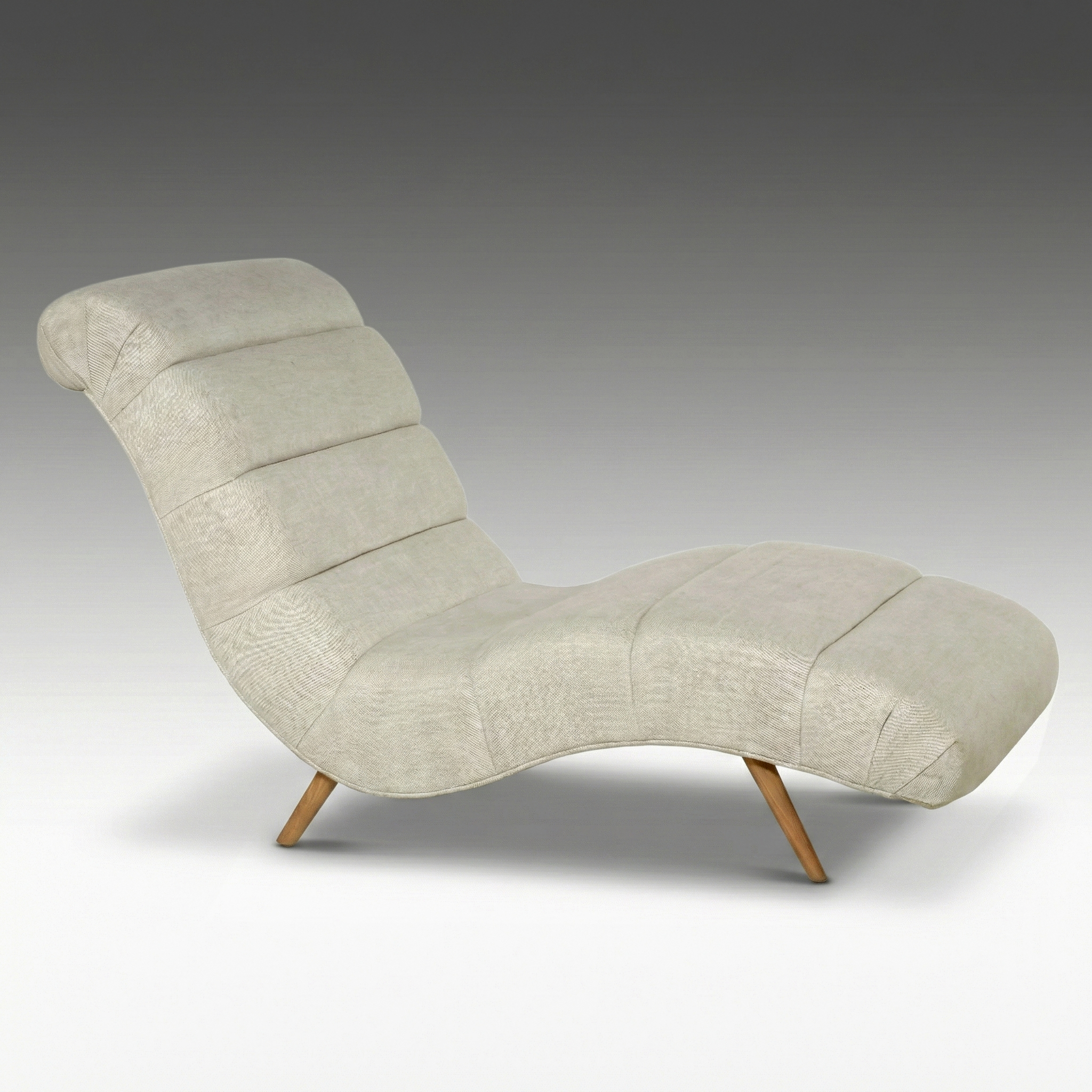 Lee Industries "Wave" Contemporary Upholstered Chaise Longue