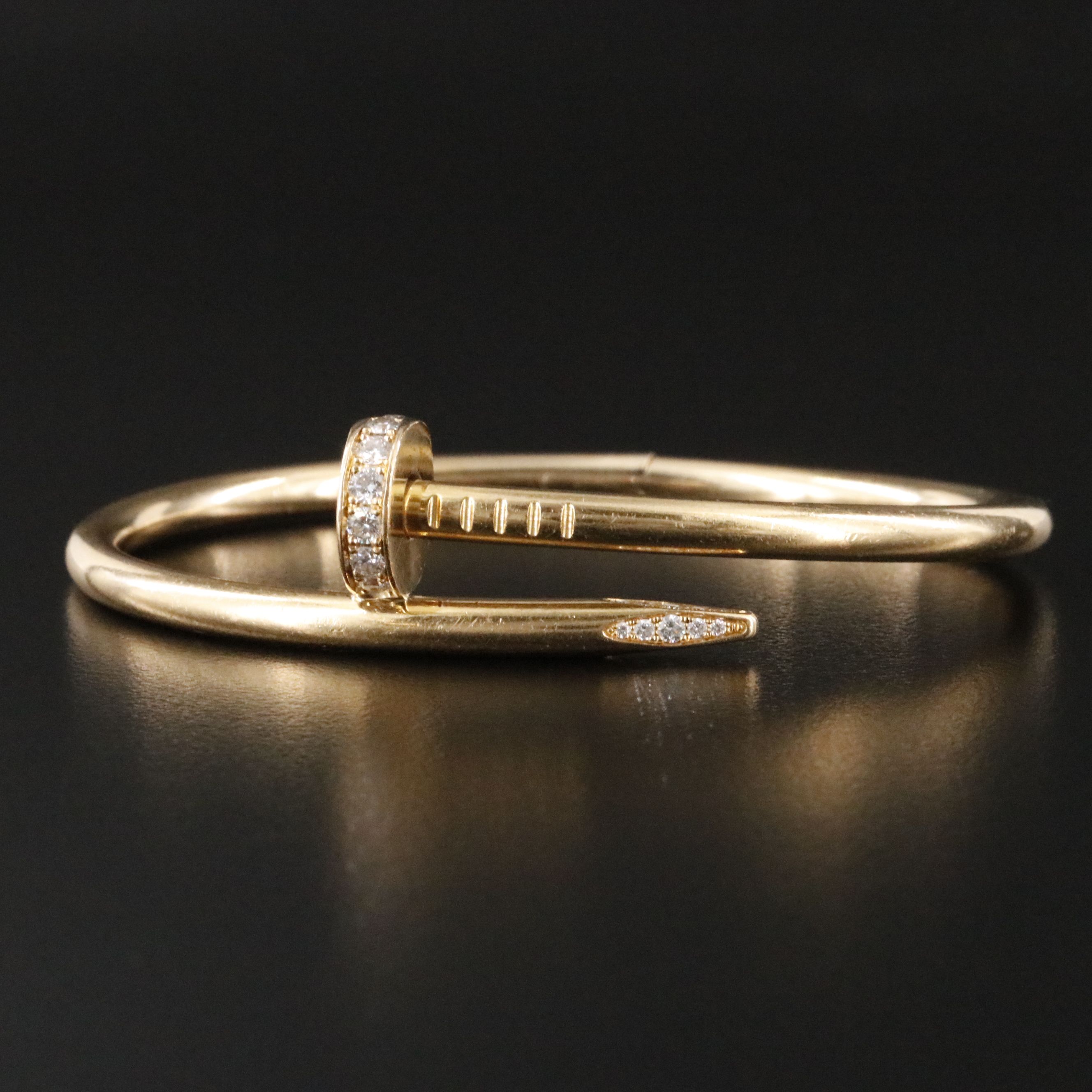 Cartier Juste Un Clou 18K 0.58 CTW Diamond Classic Model Bracelet