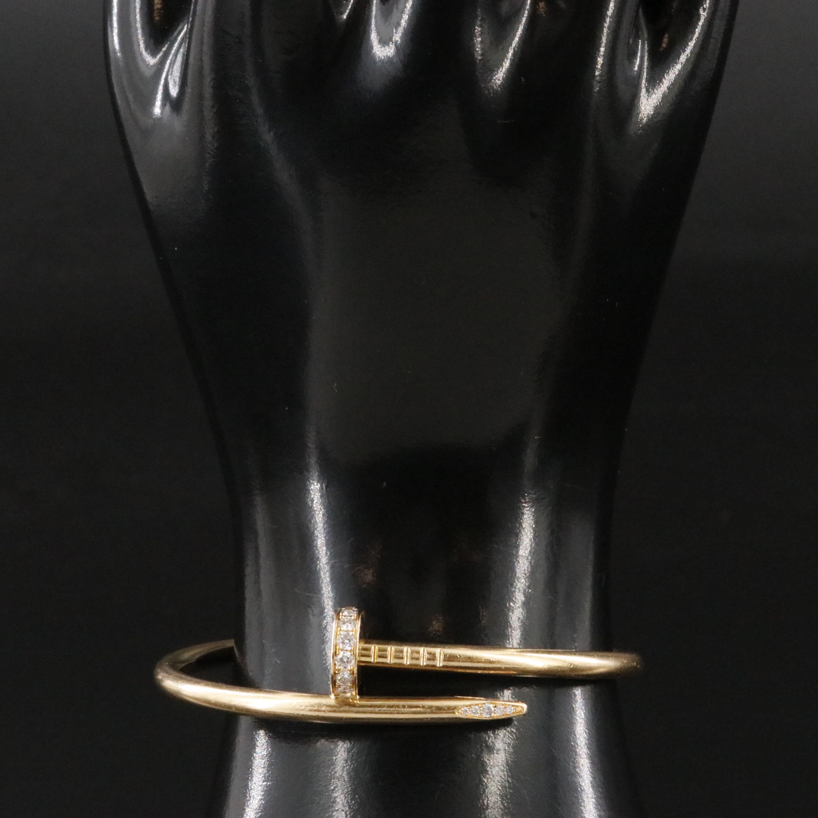 Cartier Juste Un Clou 18K 0.58 CTW Diamond Classic Model Bracelet