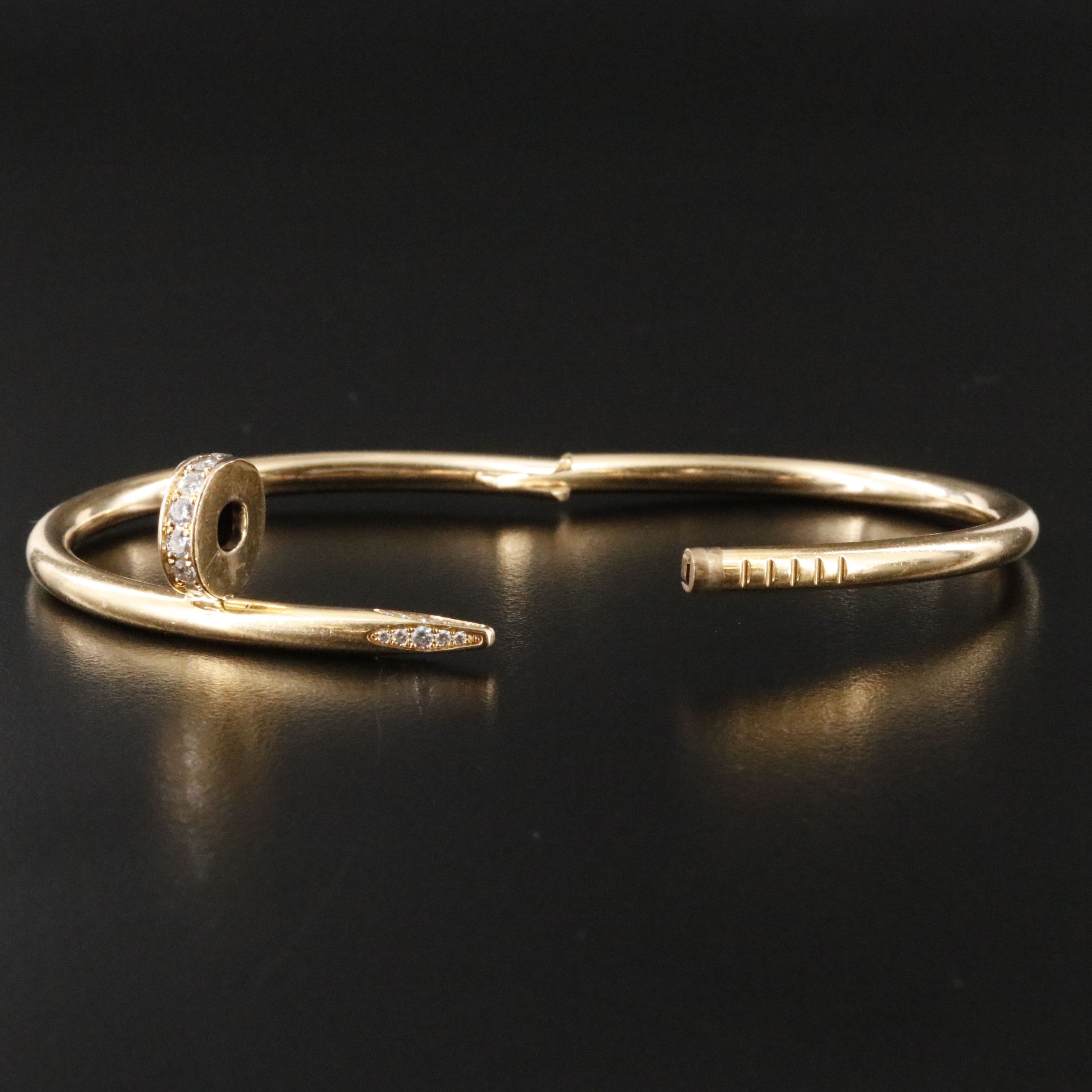 Cartier Juste Un Clou 18K 0.58 CTW Diamond Classic Model Bracelet