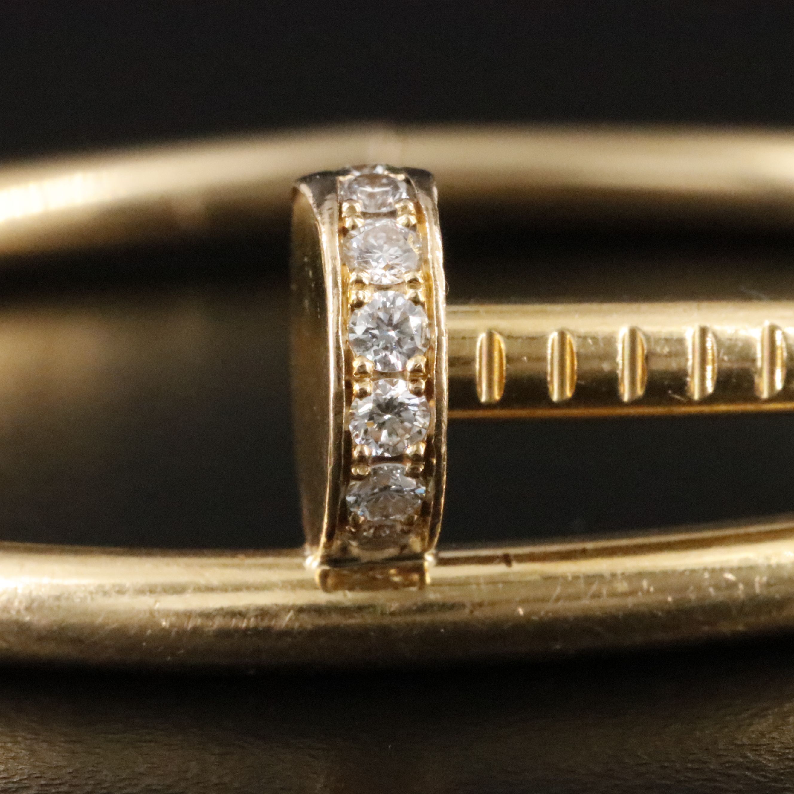 Cartier Juste Un Clou 18K 0.58 CTW Diamond Classic Model Bracelet