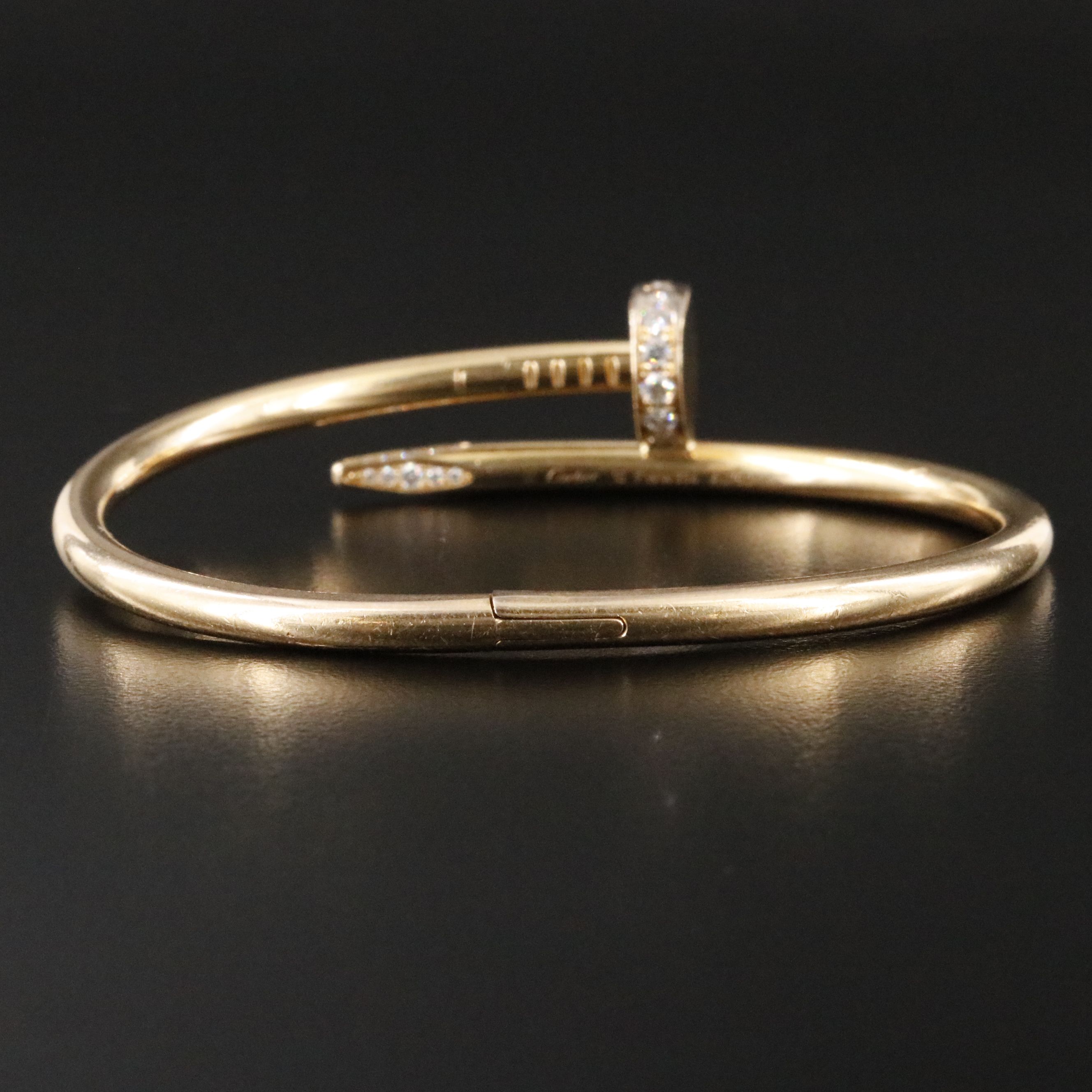 Cartier Juste Un Clou 18K 0.58 CTW Diamond Classic Model Bracelet