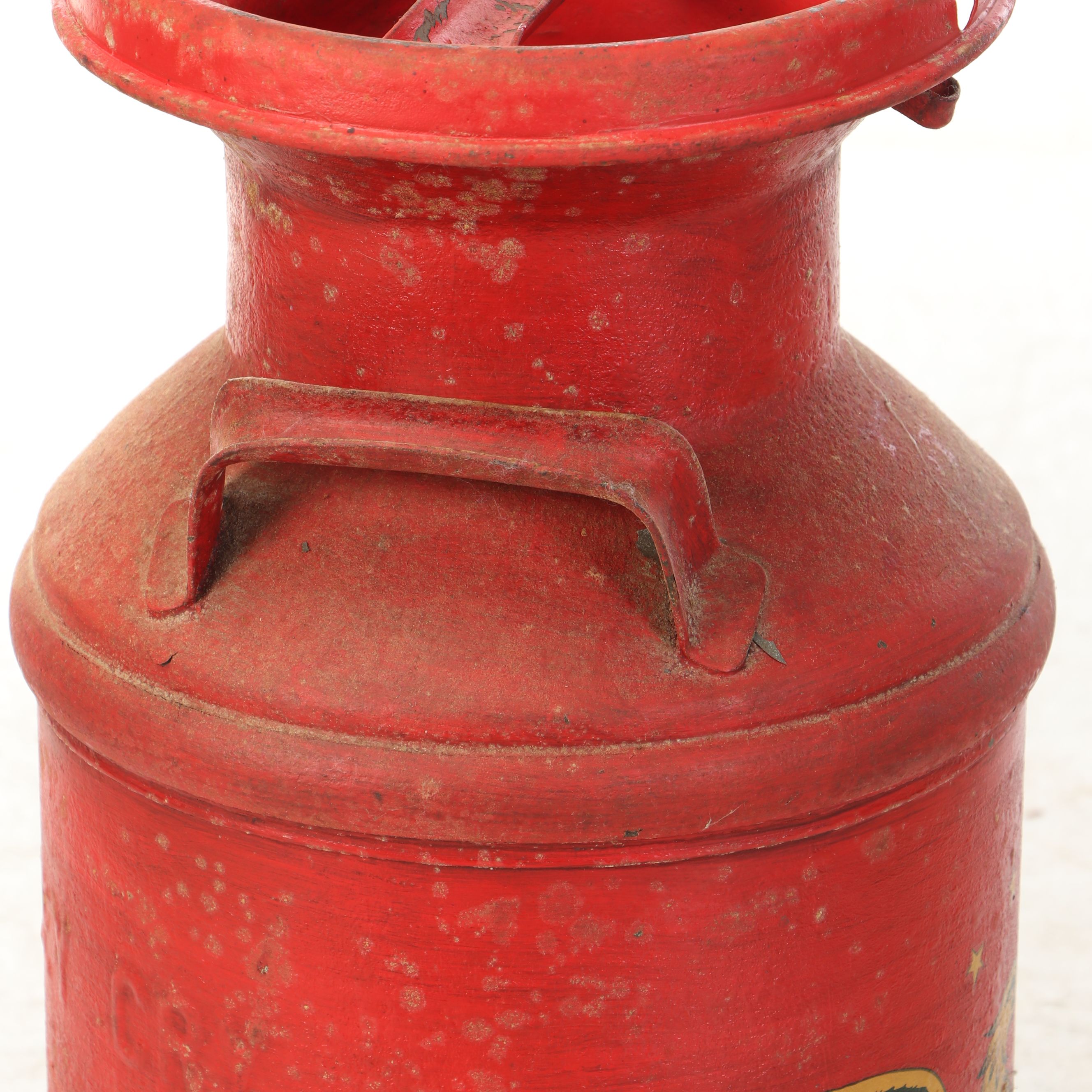 Painted American Eagle Red Milk Jug