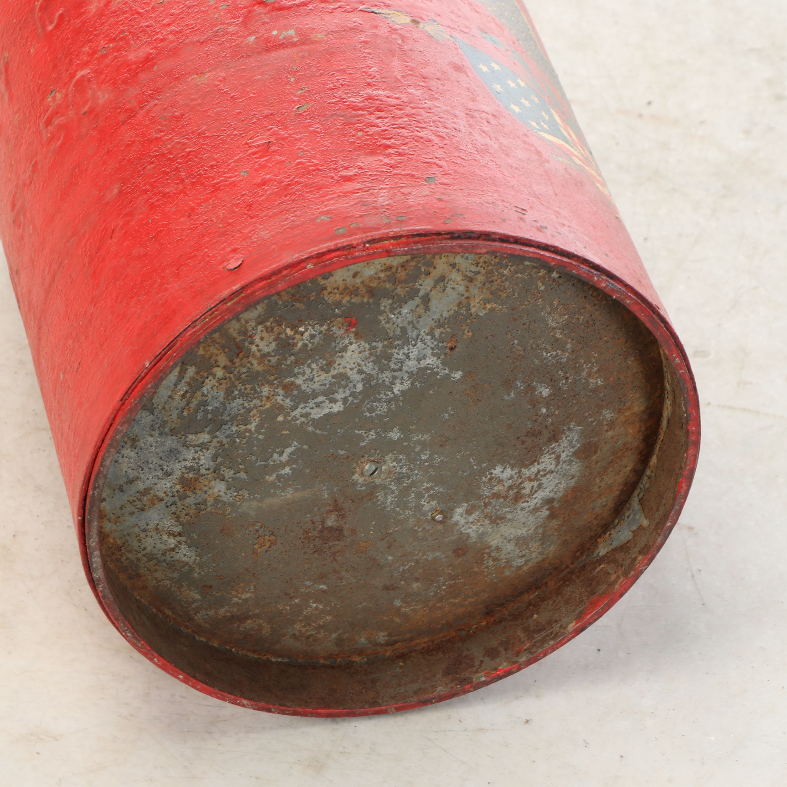 Painted American Eagle Red Milk Jug