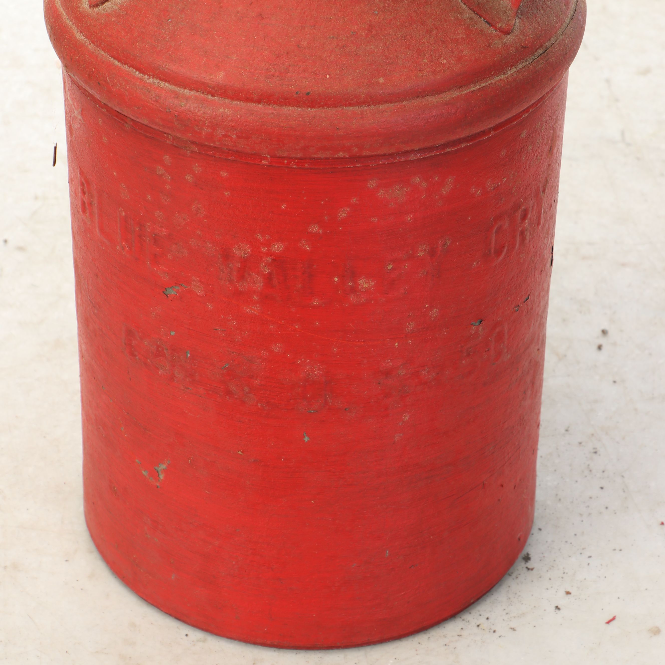 Painted American Eagle Red Milk Jug