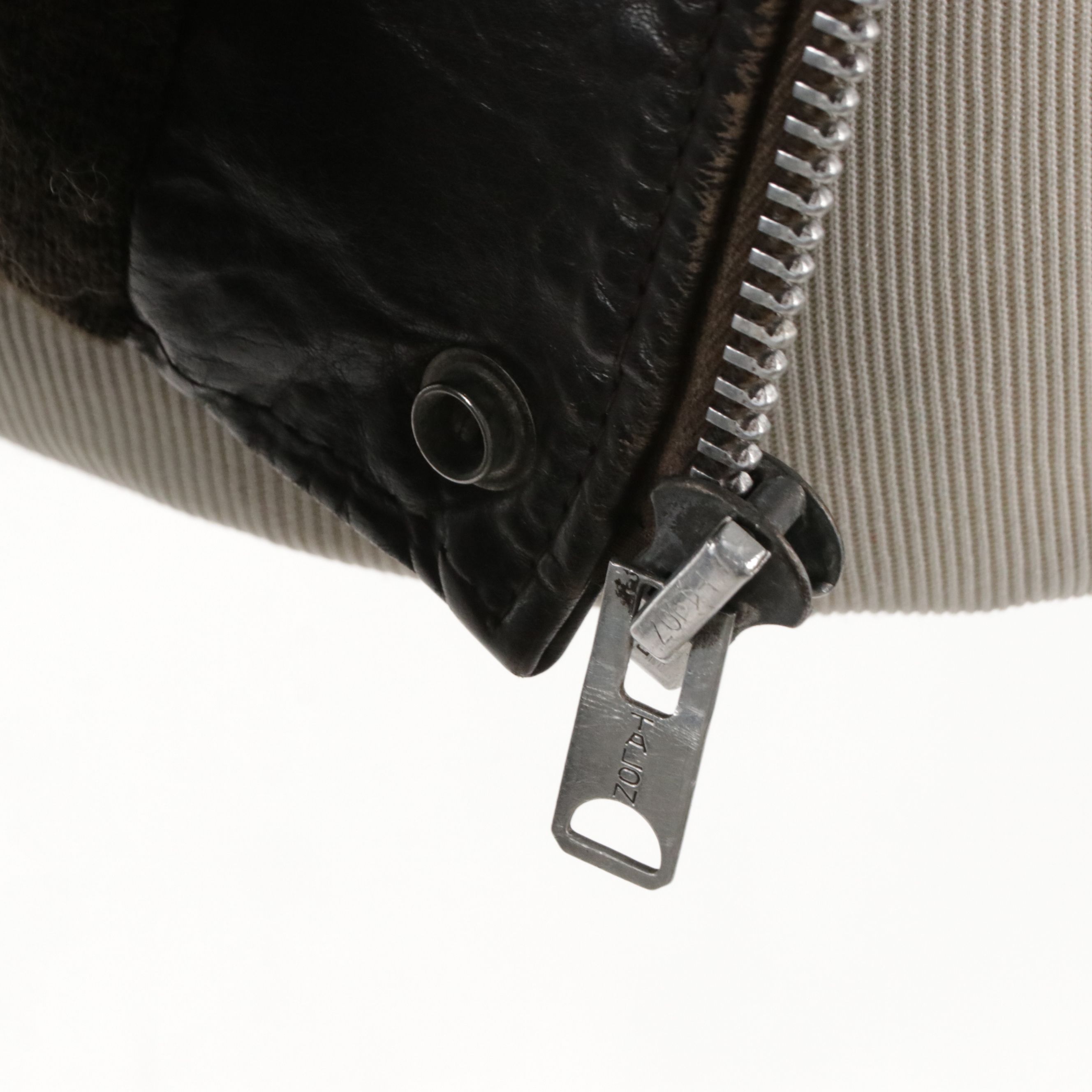 Men's Leather Bomber Jacket in Distressed Leather