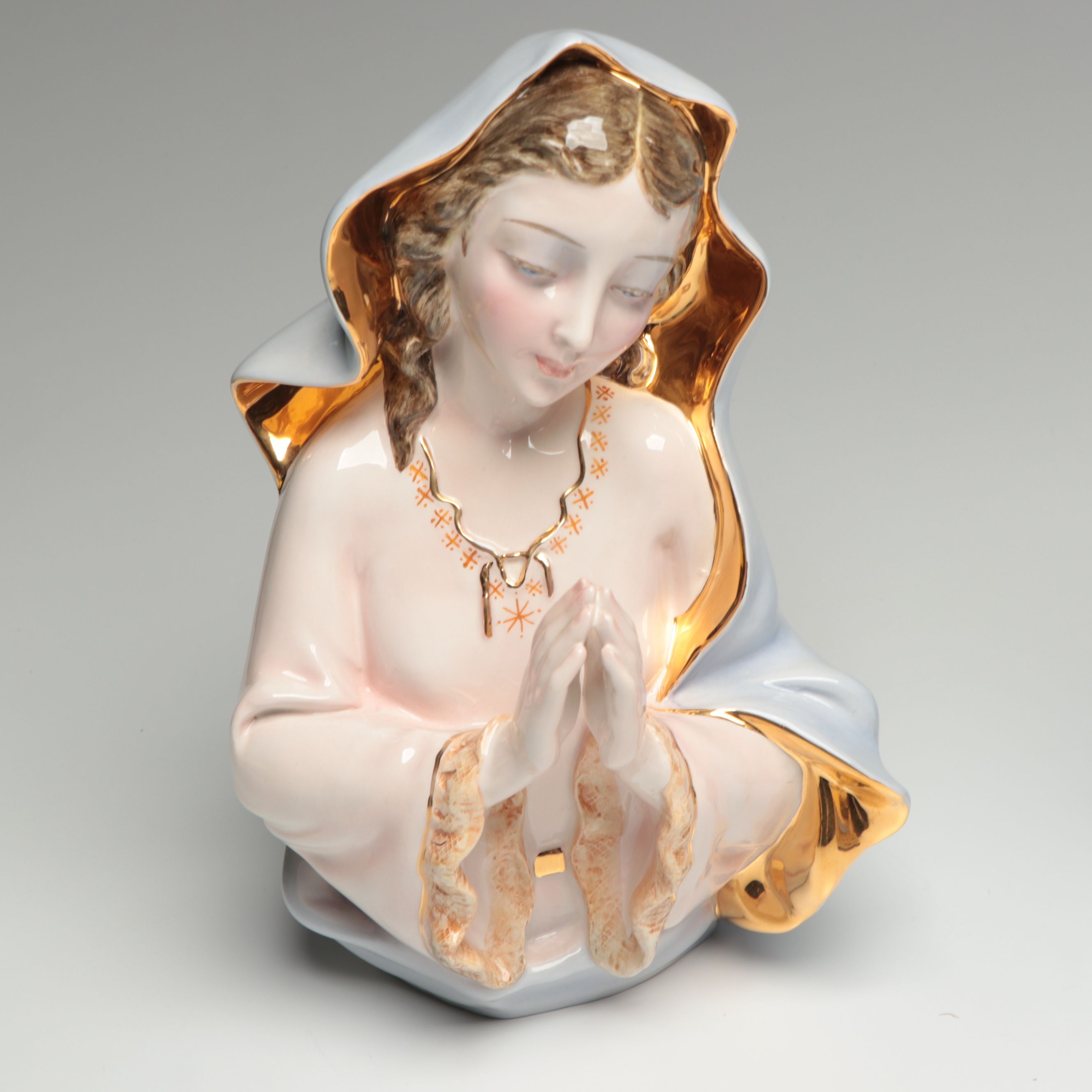 Lenci C.I.A. Manna and Other Italian Madonna Busts, Early to Mid-20th C.