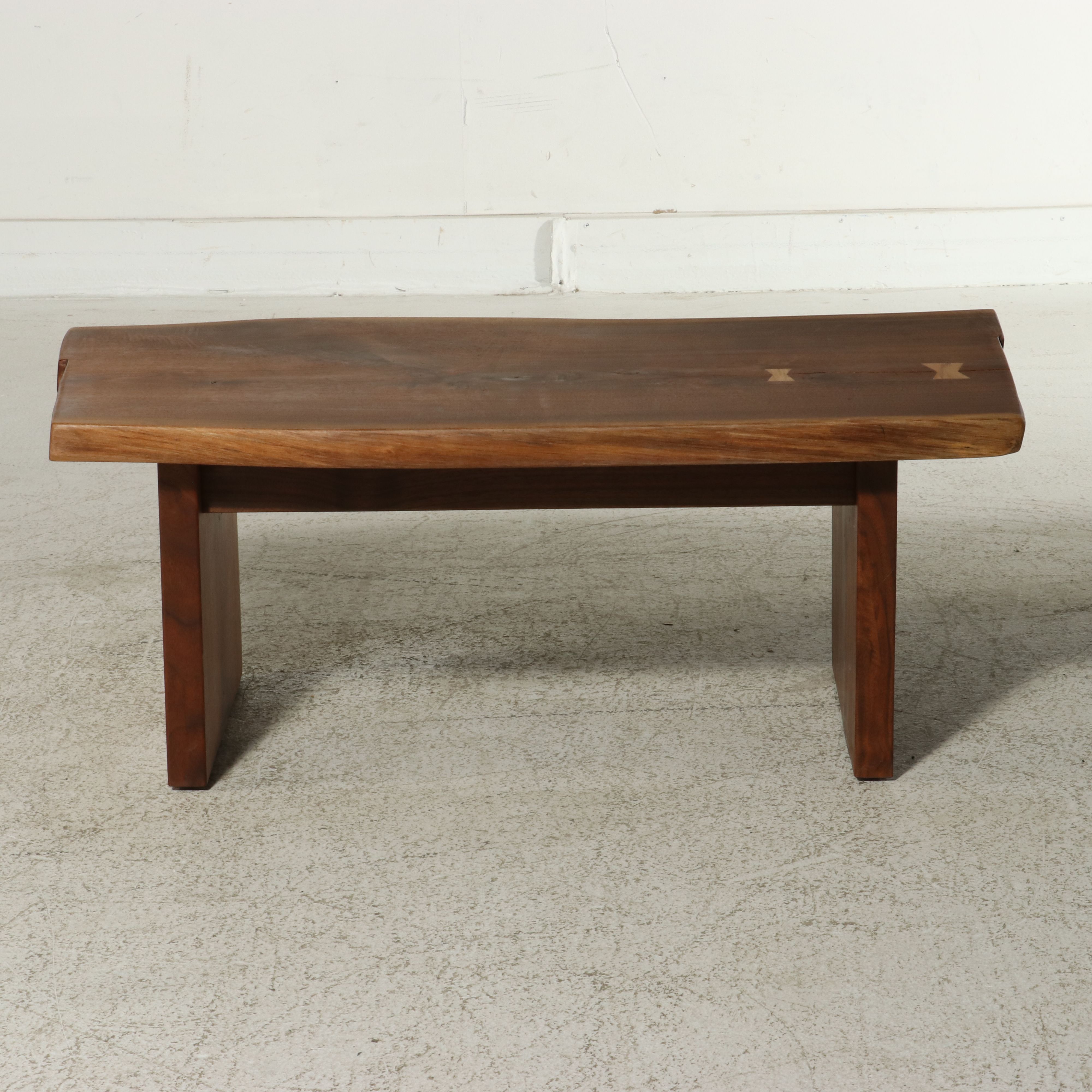 Live-Edge Walnut Coffee Table Handcrafted by Tim Liefer, 2021