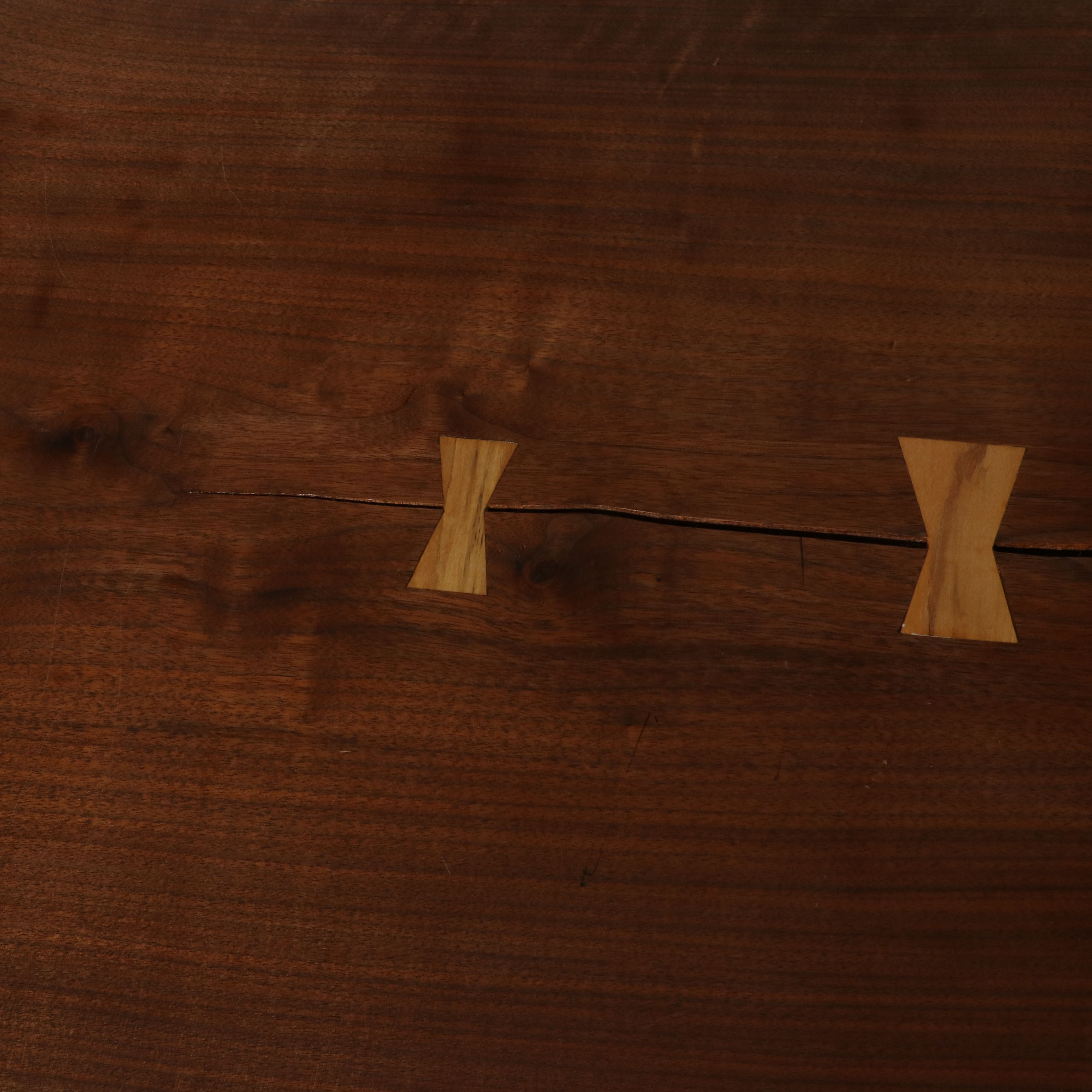 Live-Edge Walnut Coffee Table Handcrafted by Tim Liefer, 2021