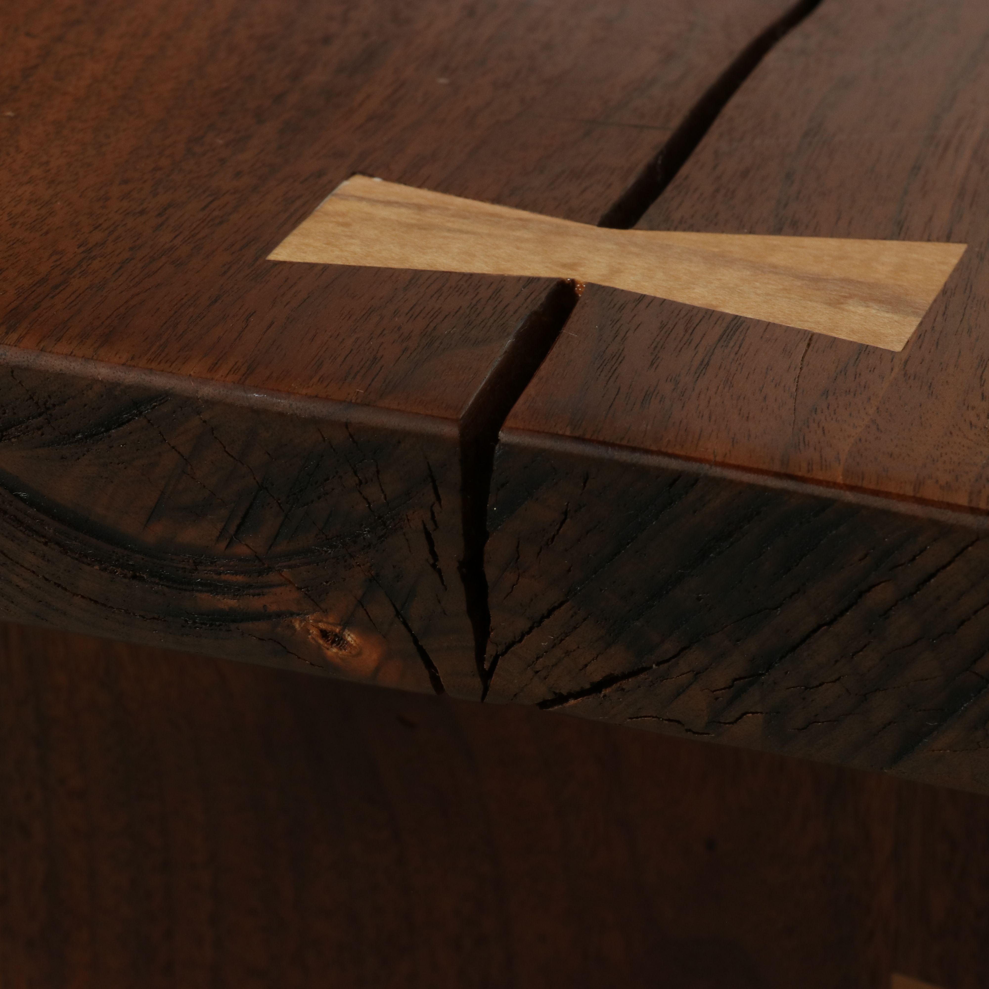 Live-Edge Walnut Coffee Table Handcrafted by Tim Liefer, 2021