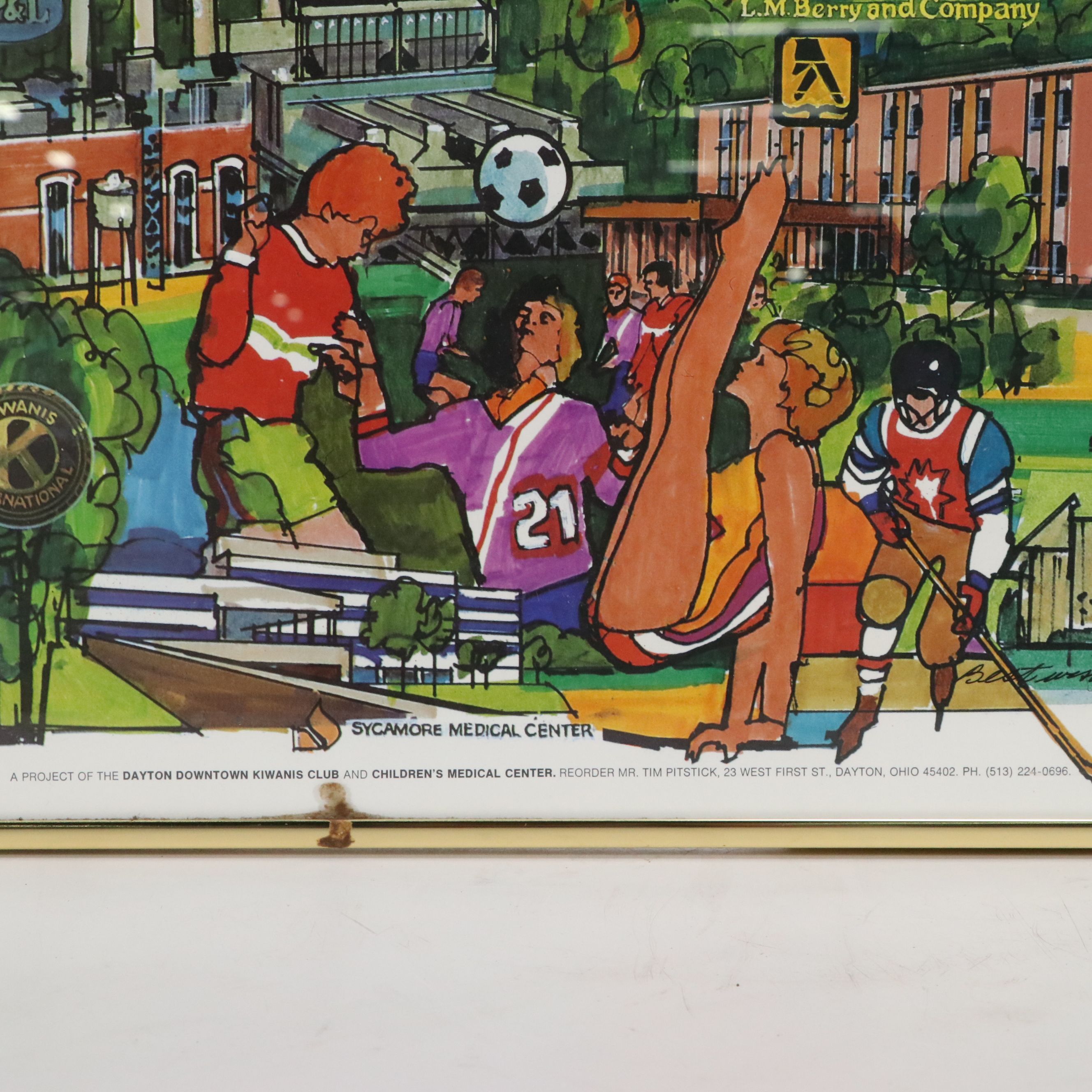 "It's Great'n Dayton" Framed Poster by Paul Melia, 1985