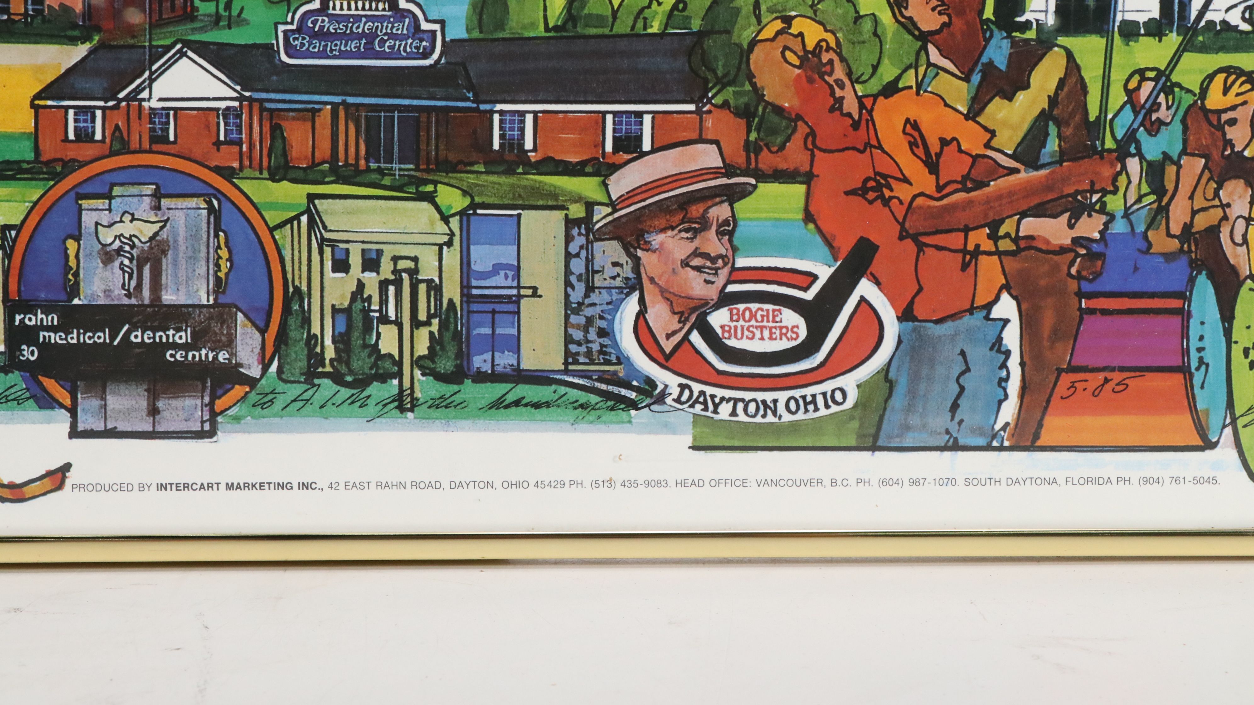 "It's Great'n Dayton" Framed Poster by Paul Melia, 1985