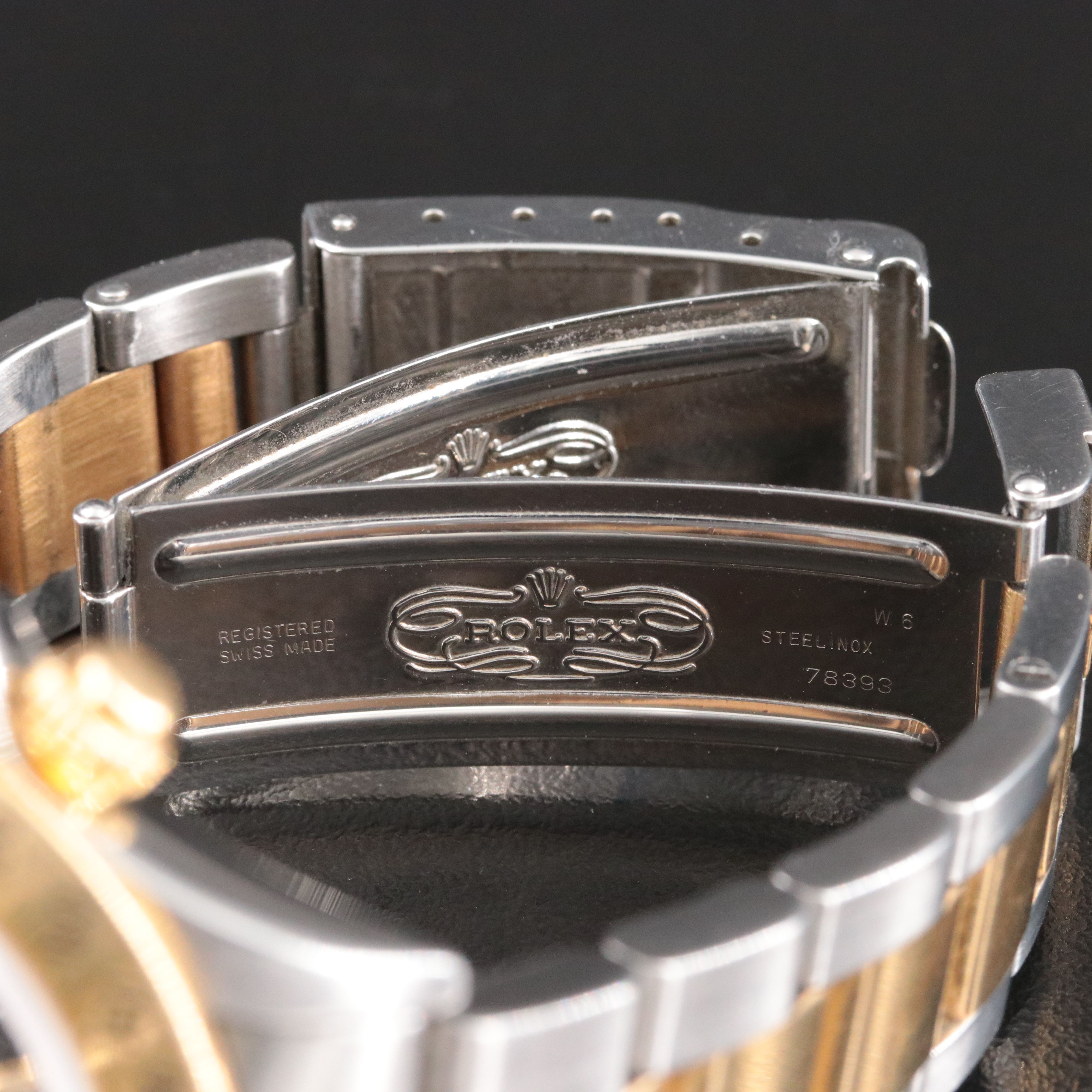 1995 Rolex Daytona Black 16523 Zenith-based Cal. 4030 18K & Steel Watch