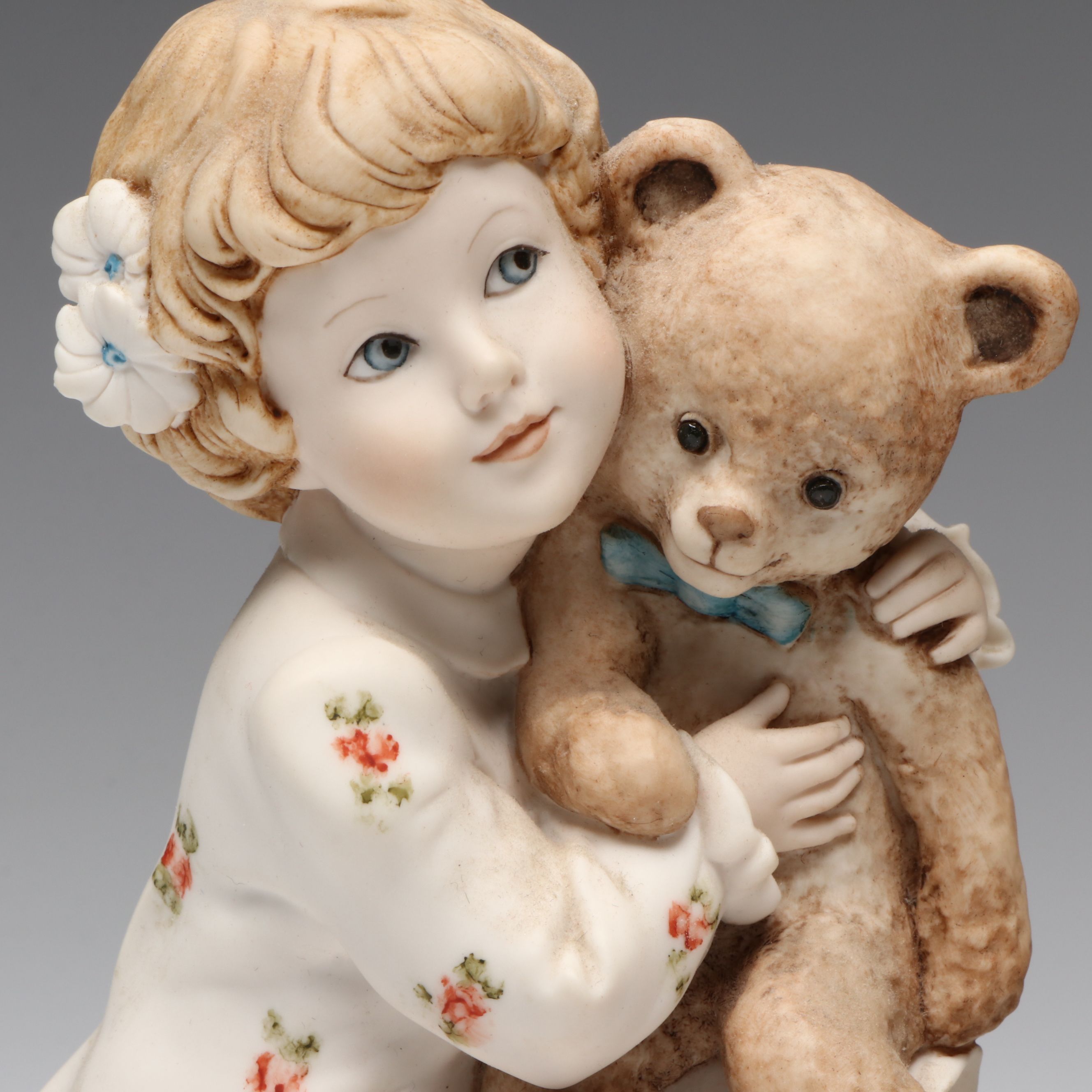 Giuseppe Armani "Best Friends" and "My Teddy" Porcelain Figures