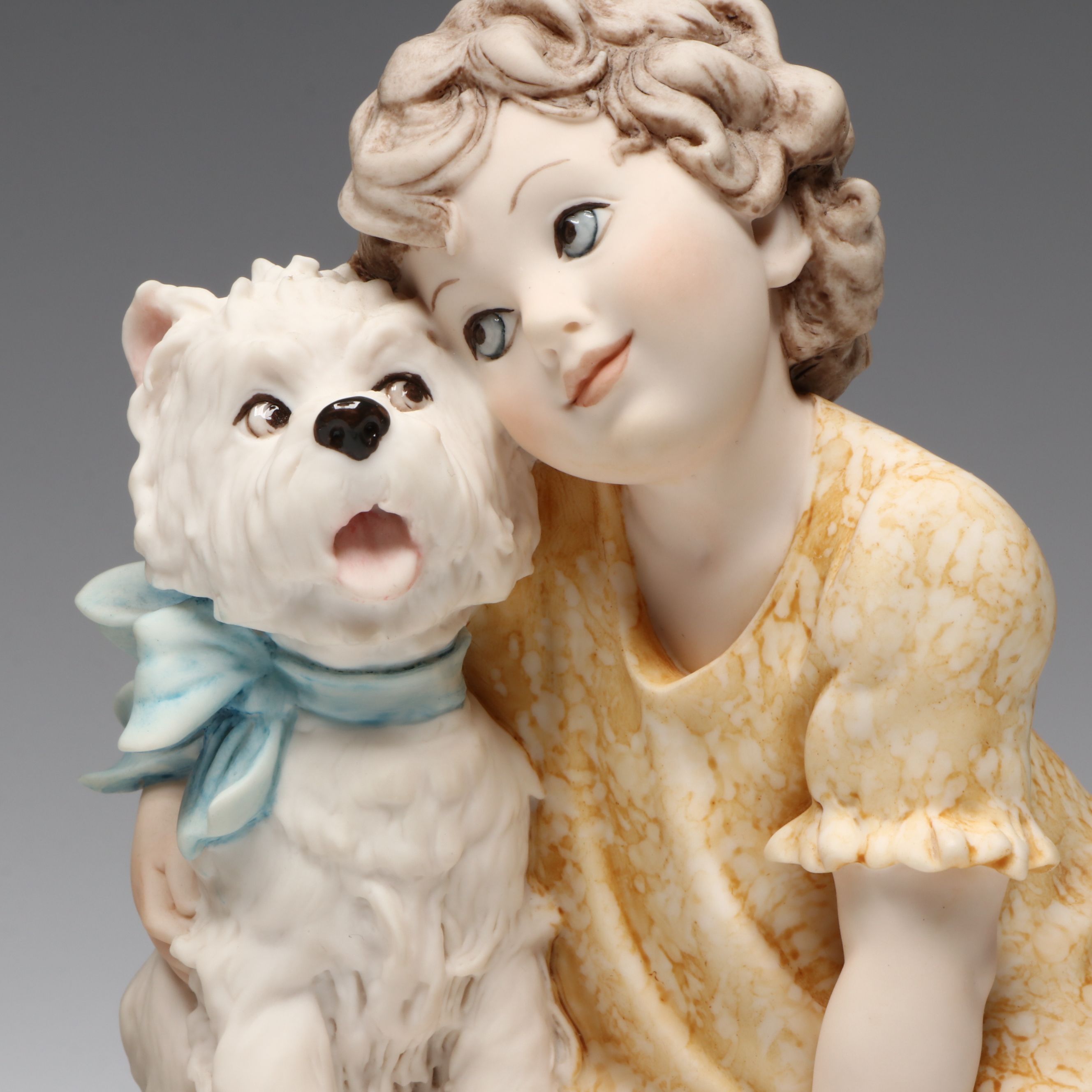 Giuseppe Armani "Best Friends" and "My Teddy" Porcelain Figures
