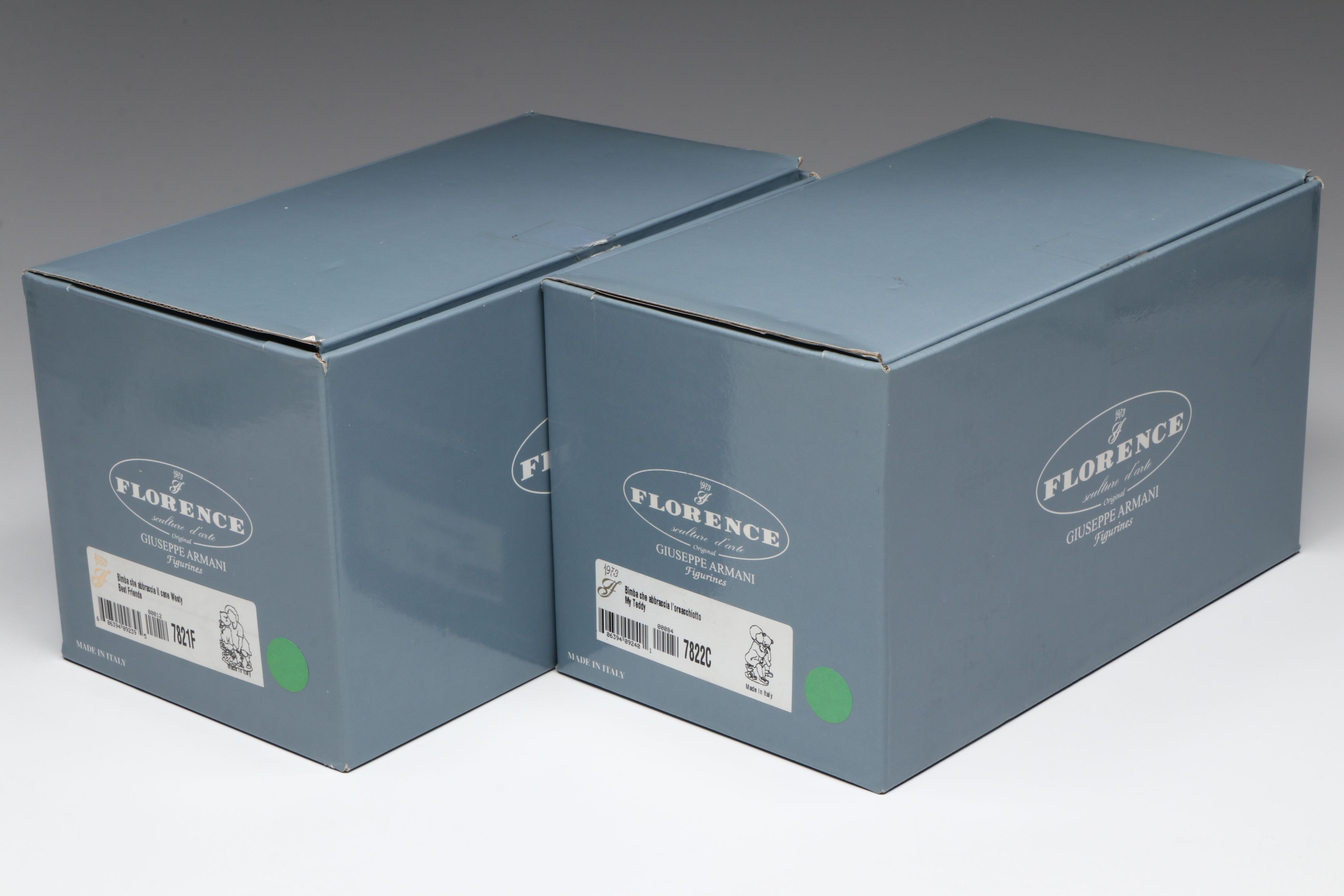 Giuseppe Armani "Best Friends" and "My Teddy" Porcelain Figures