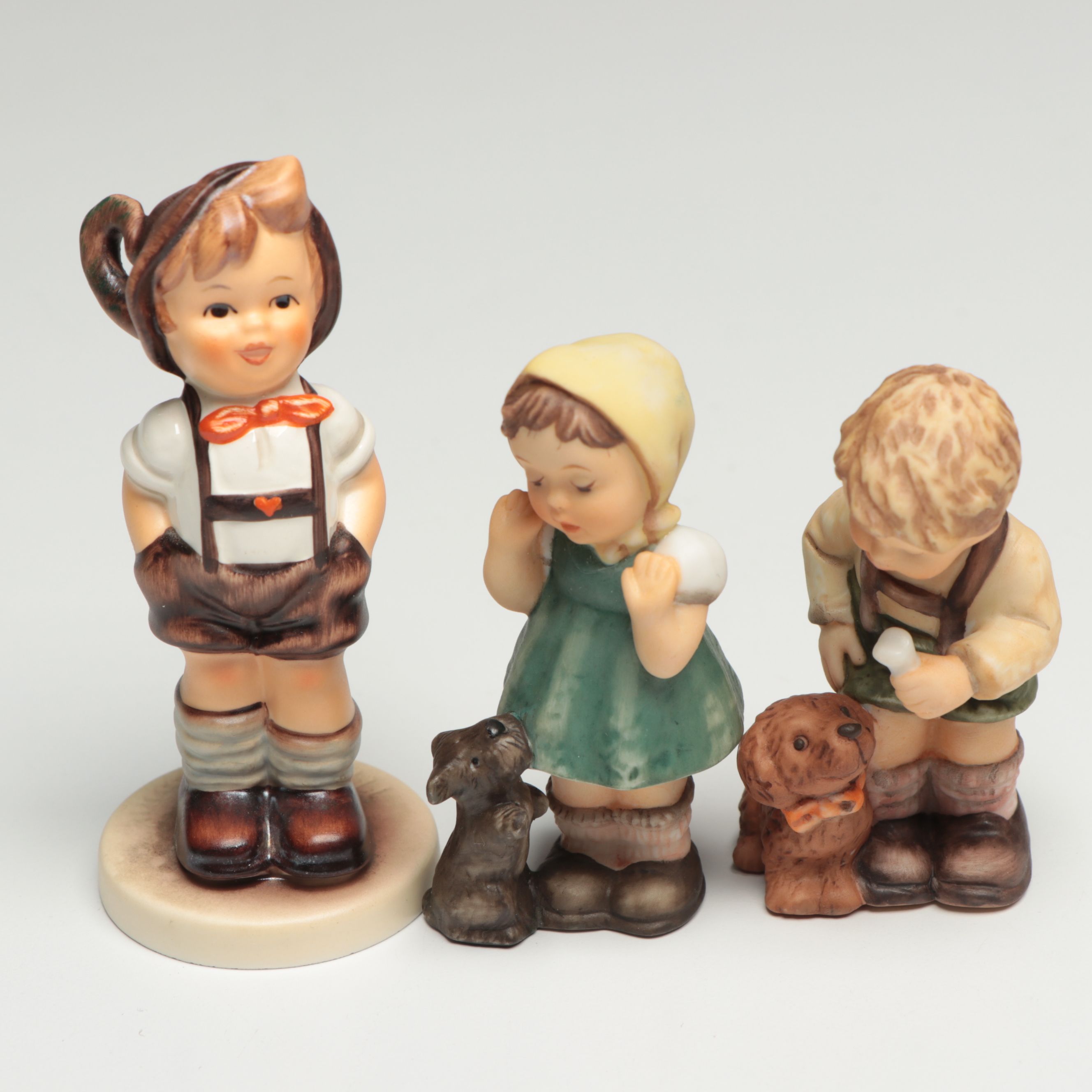 Goebel Hummel Annual Ornaments and Figurines with Anri Wooden Display