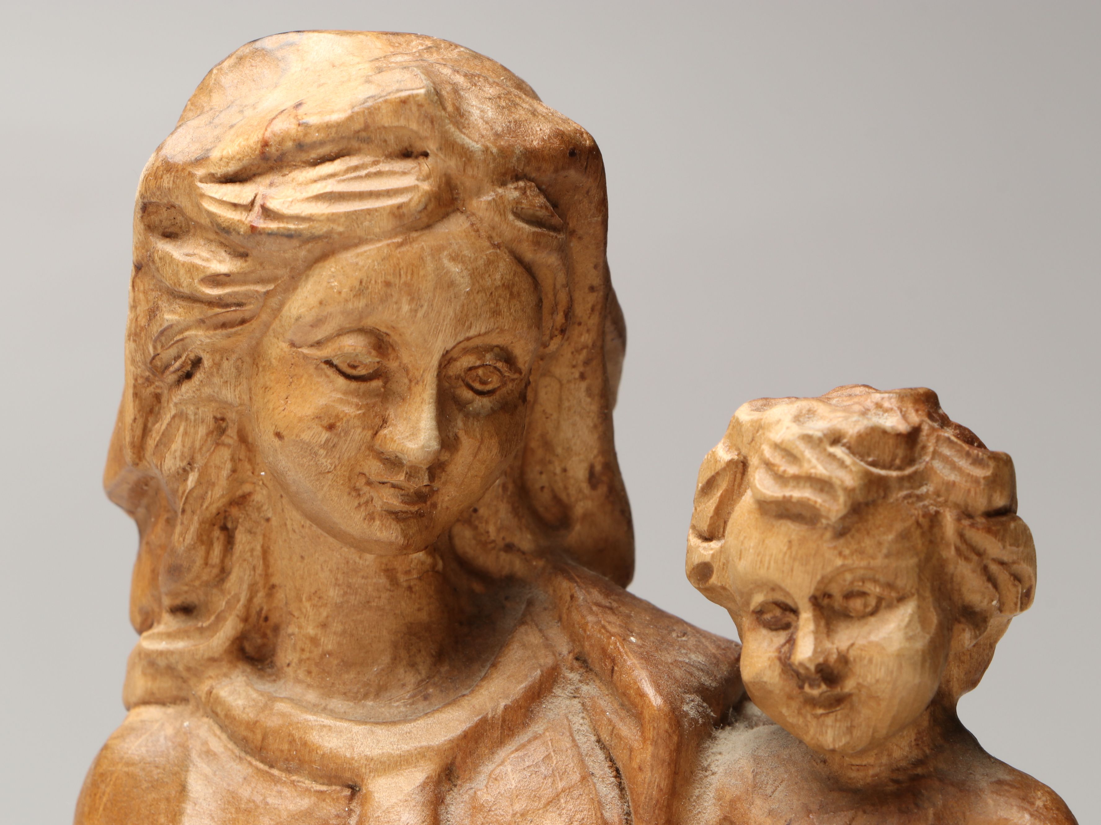Juan Ferrandiz for ANRI with Other Madonna and Child Wood Carvings