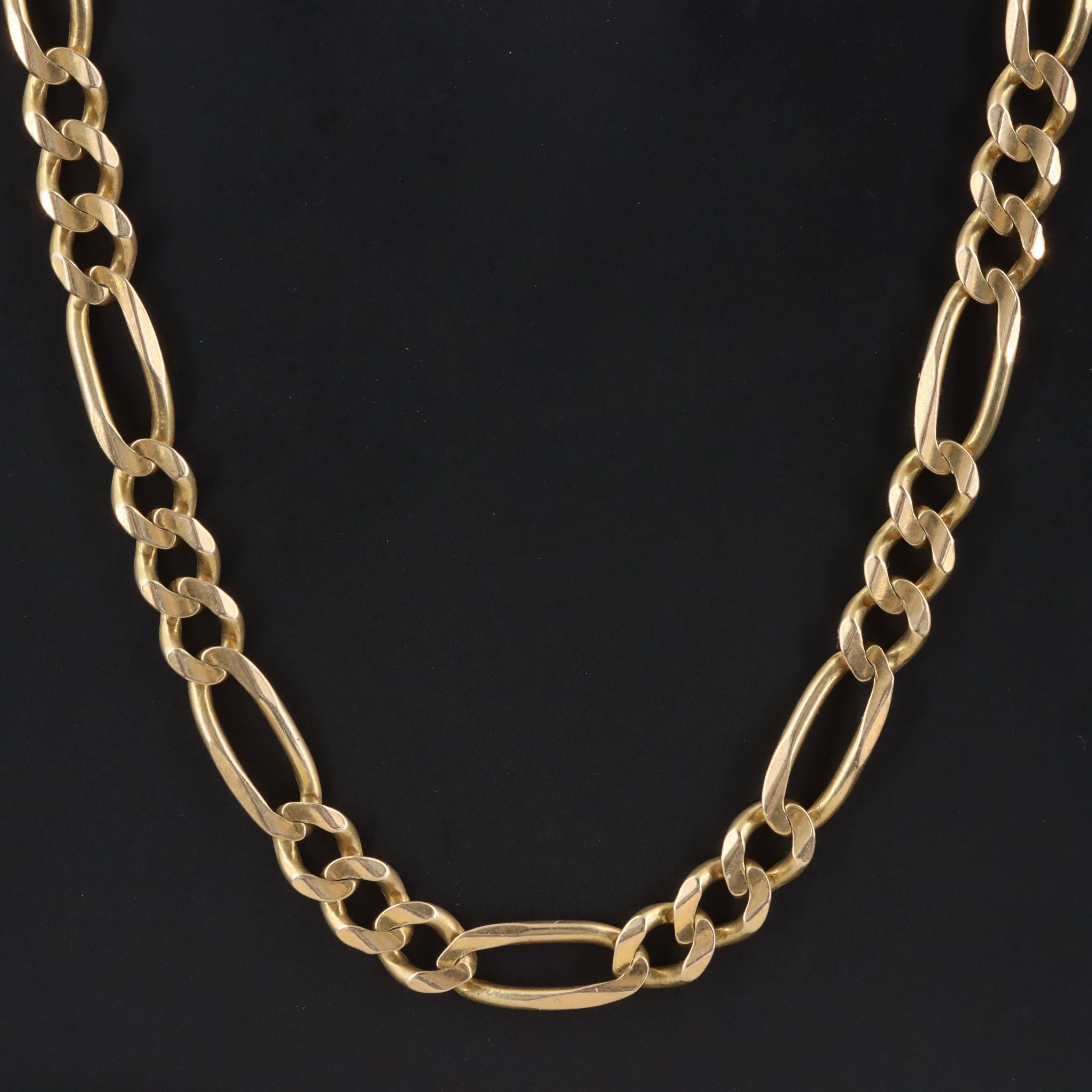 14K Figaro Chain Necklace