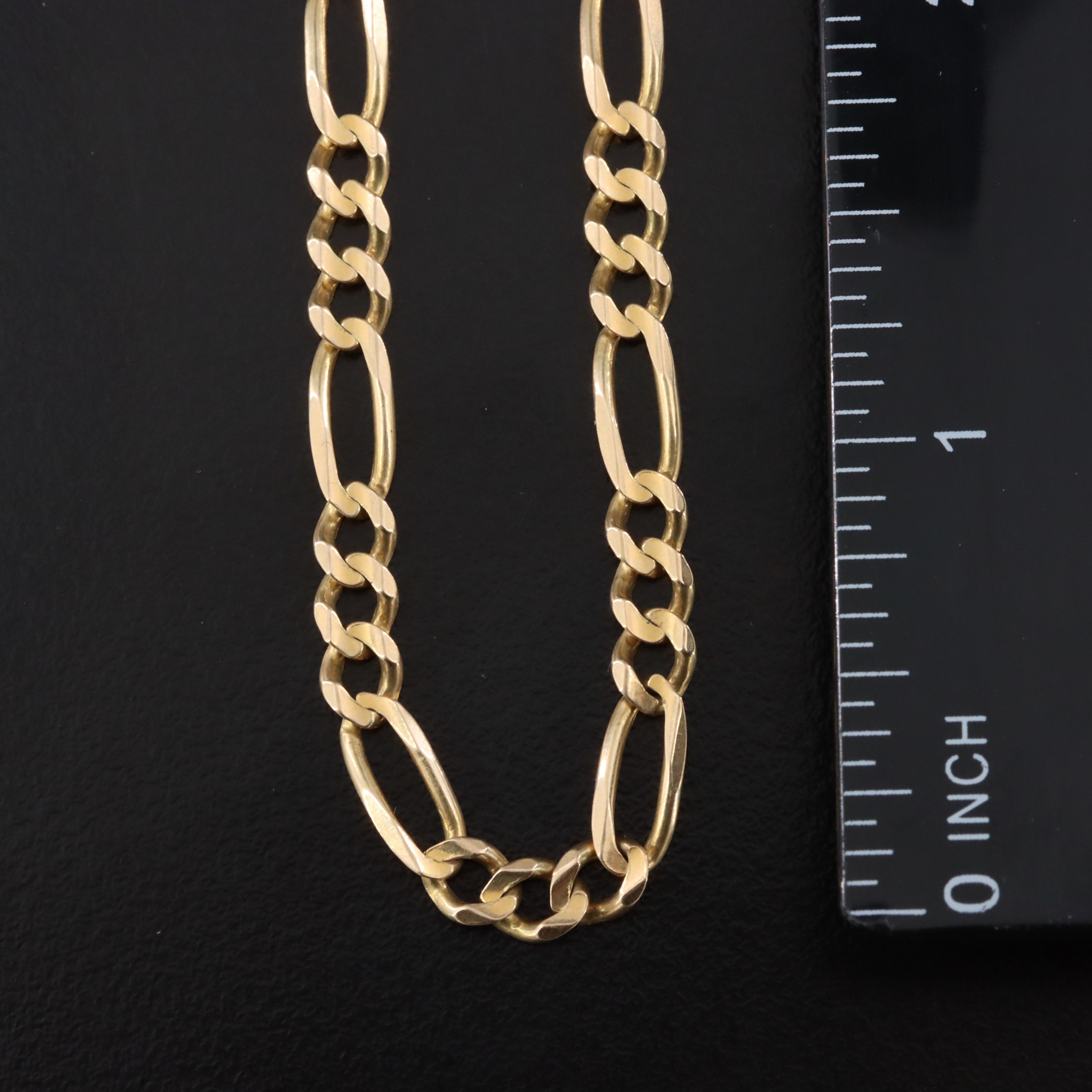 14K Figaro Chain Necklace