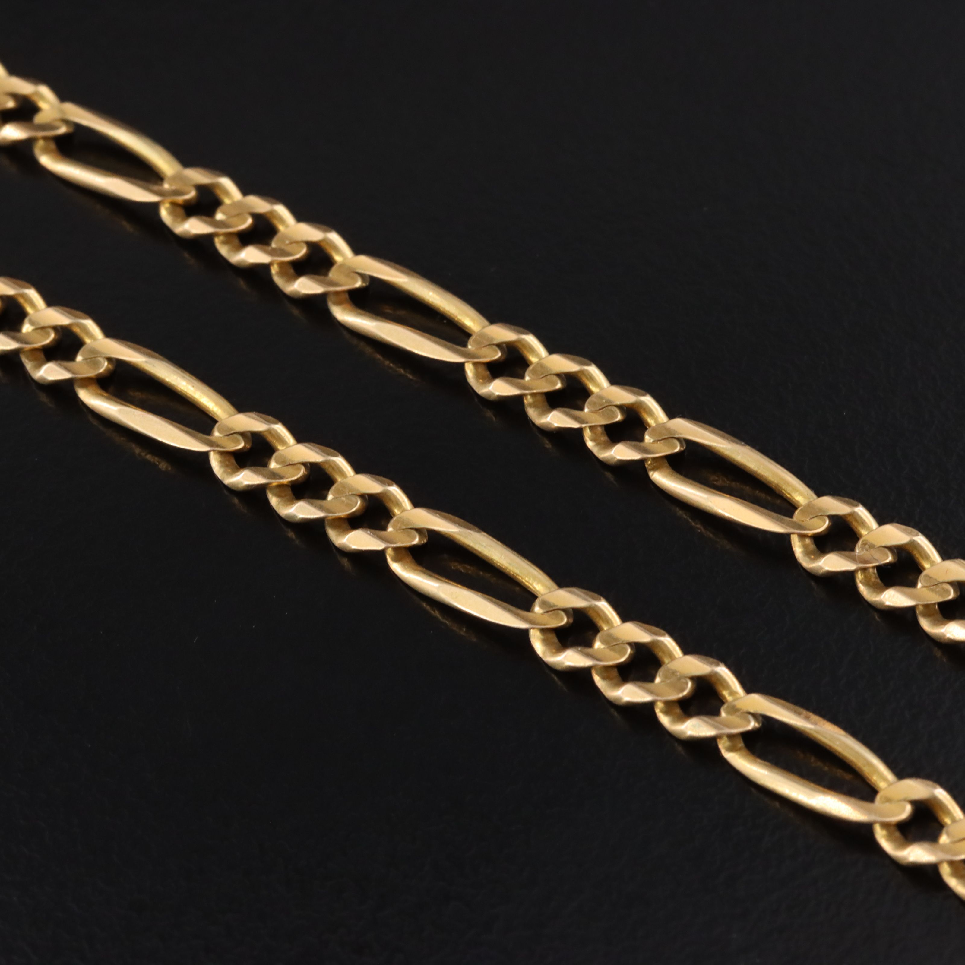 14K Figaro Chain Necklace