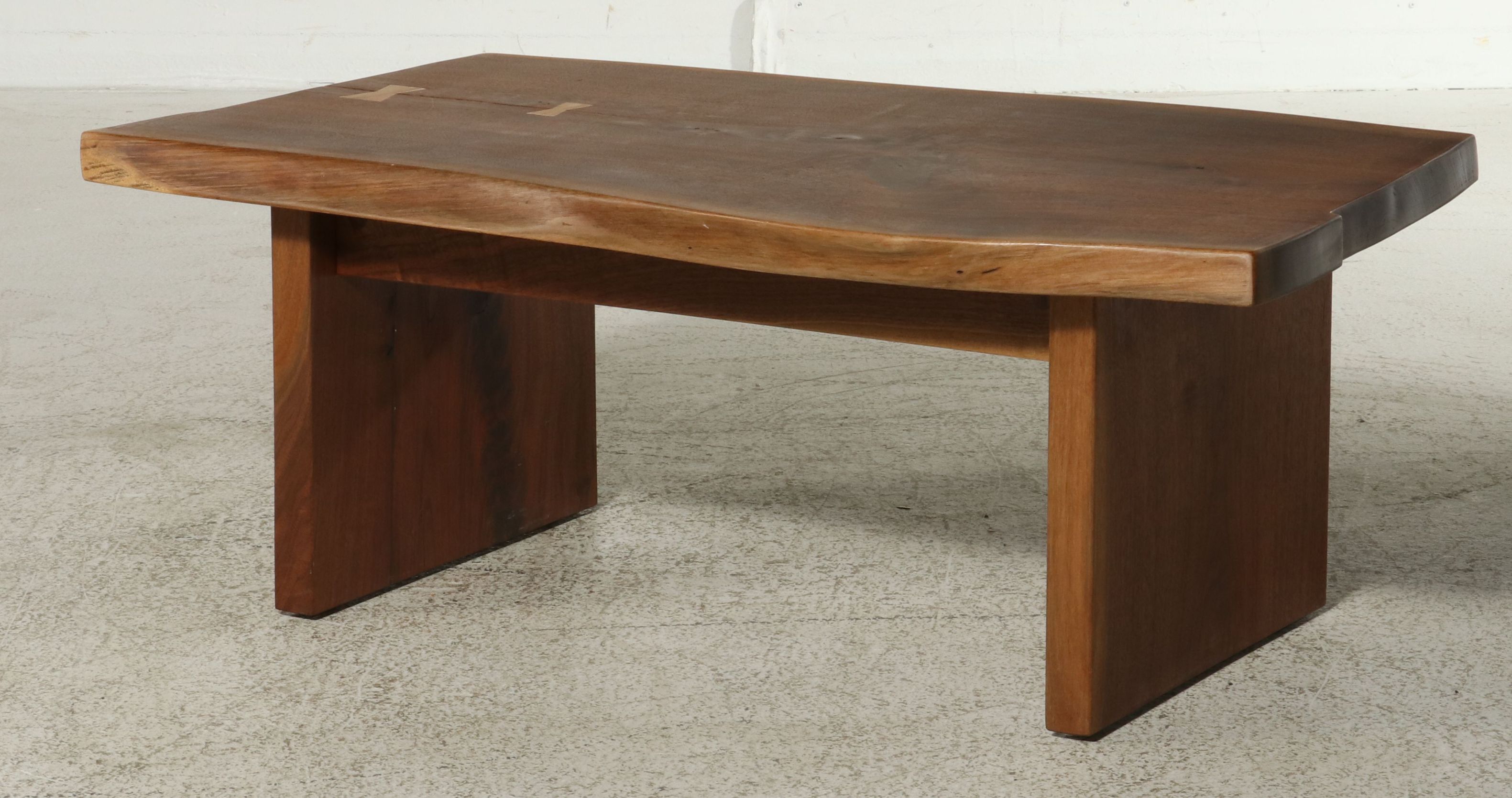 Live-Edge Walnut Coffee Table Handcrafted by Tim Liefer, 2021