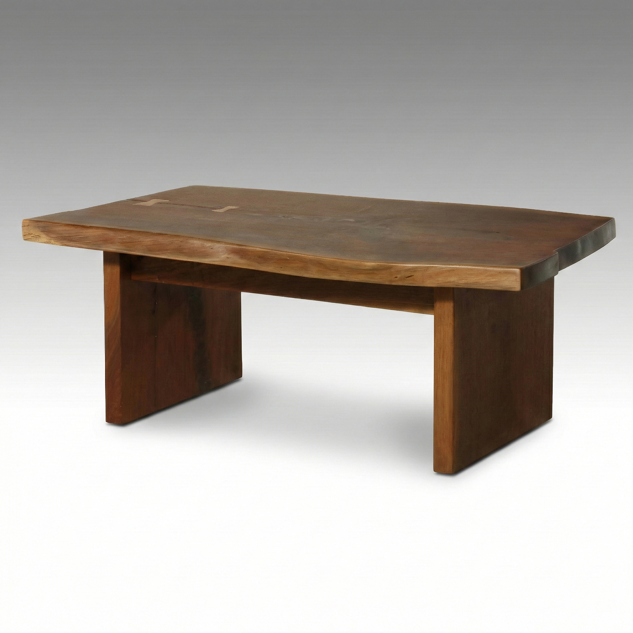 Live-Edge Walnut Coffee Table Handcrafted by Tim Liefer, 2021