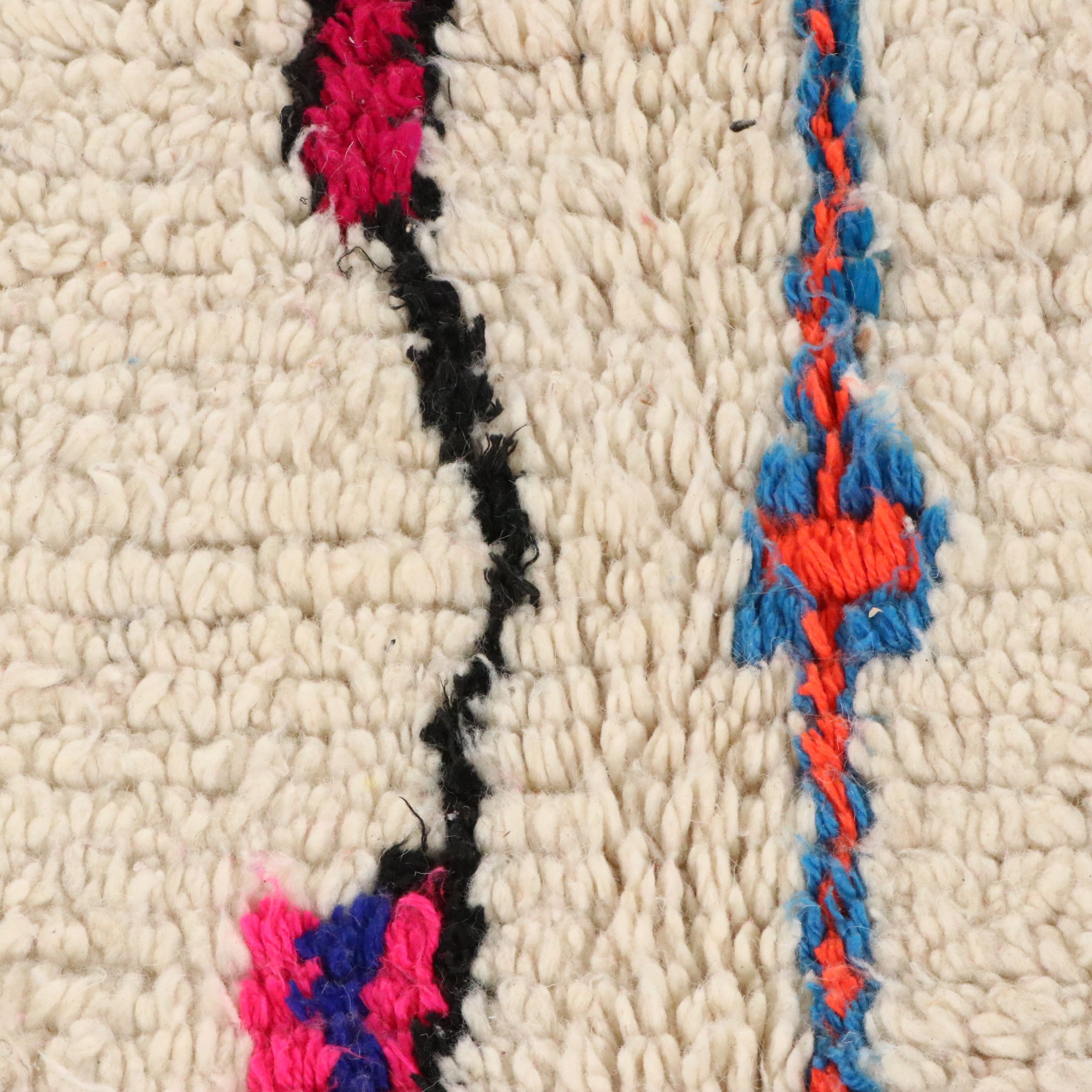 5'11 x 10'1 Hand-Knotted Moroccan Azilal Area Rug