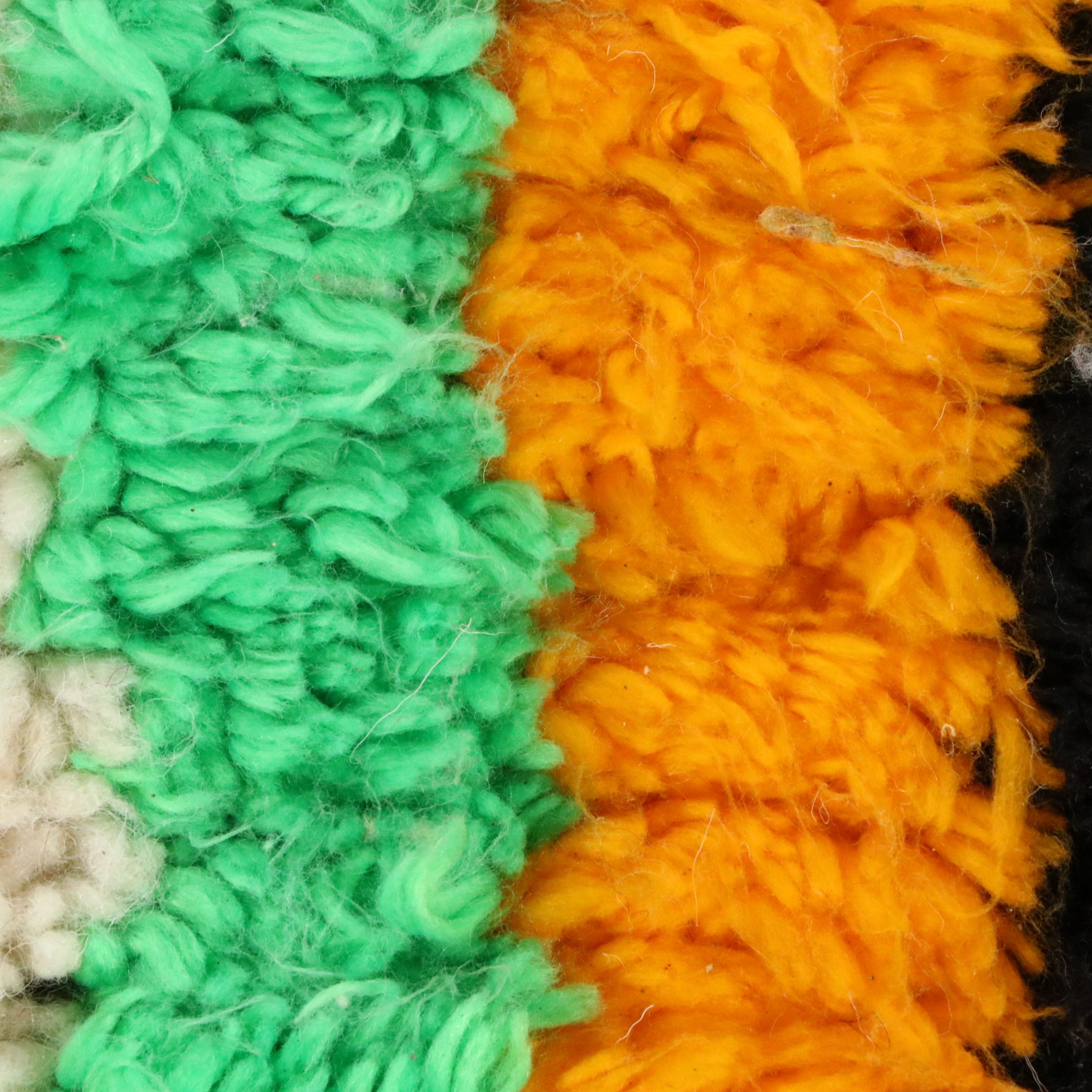 5'11 x 10'1 Hand-Knotted Moroccan Azilal Area Rug