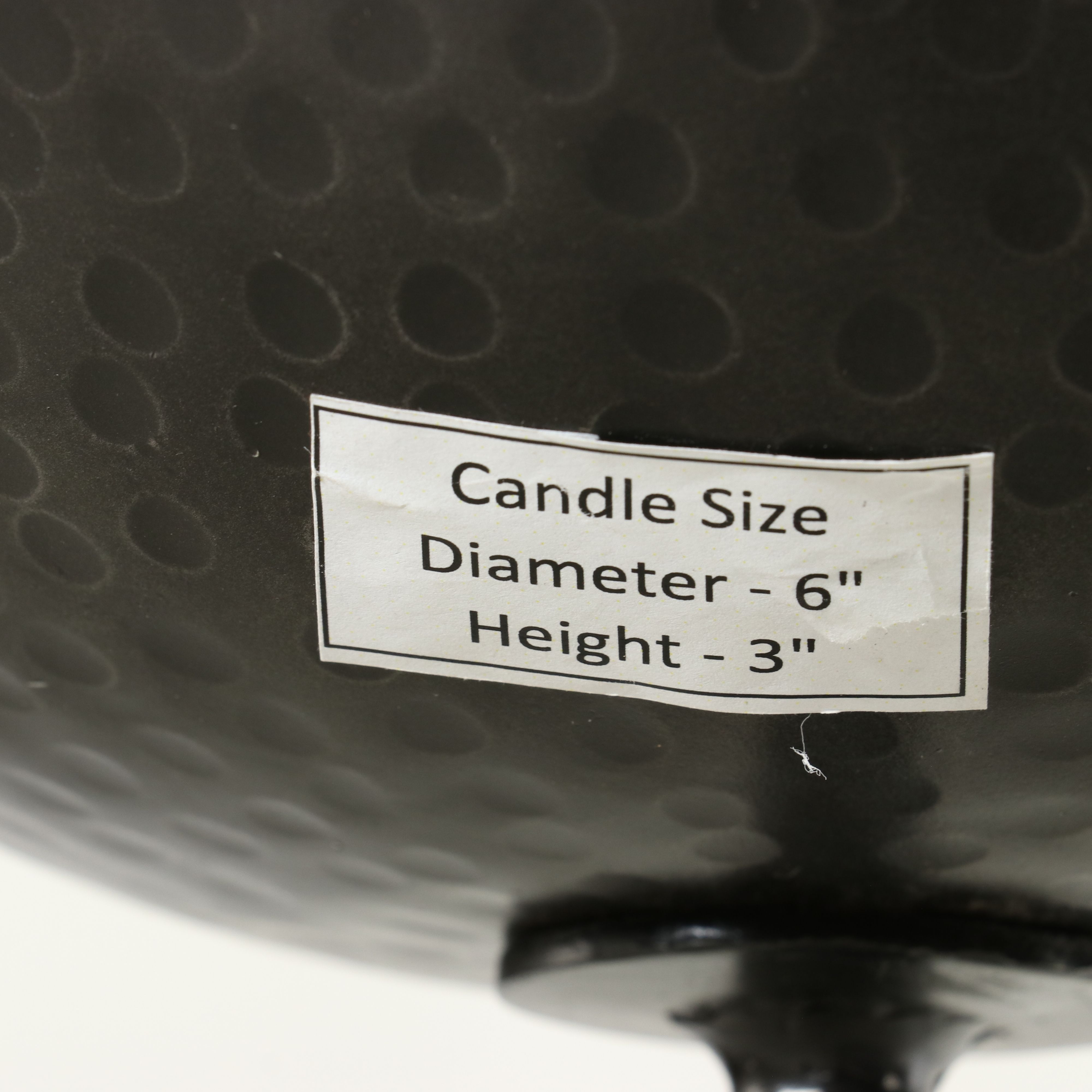 Wrought Iron Pillar Floor Candle Holder