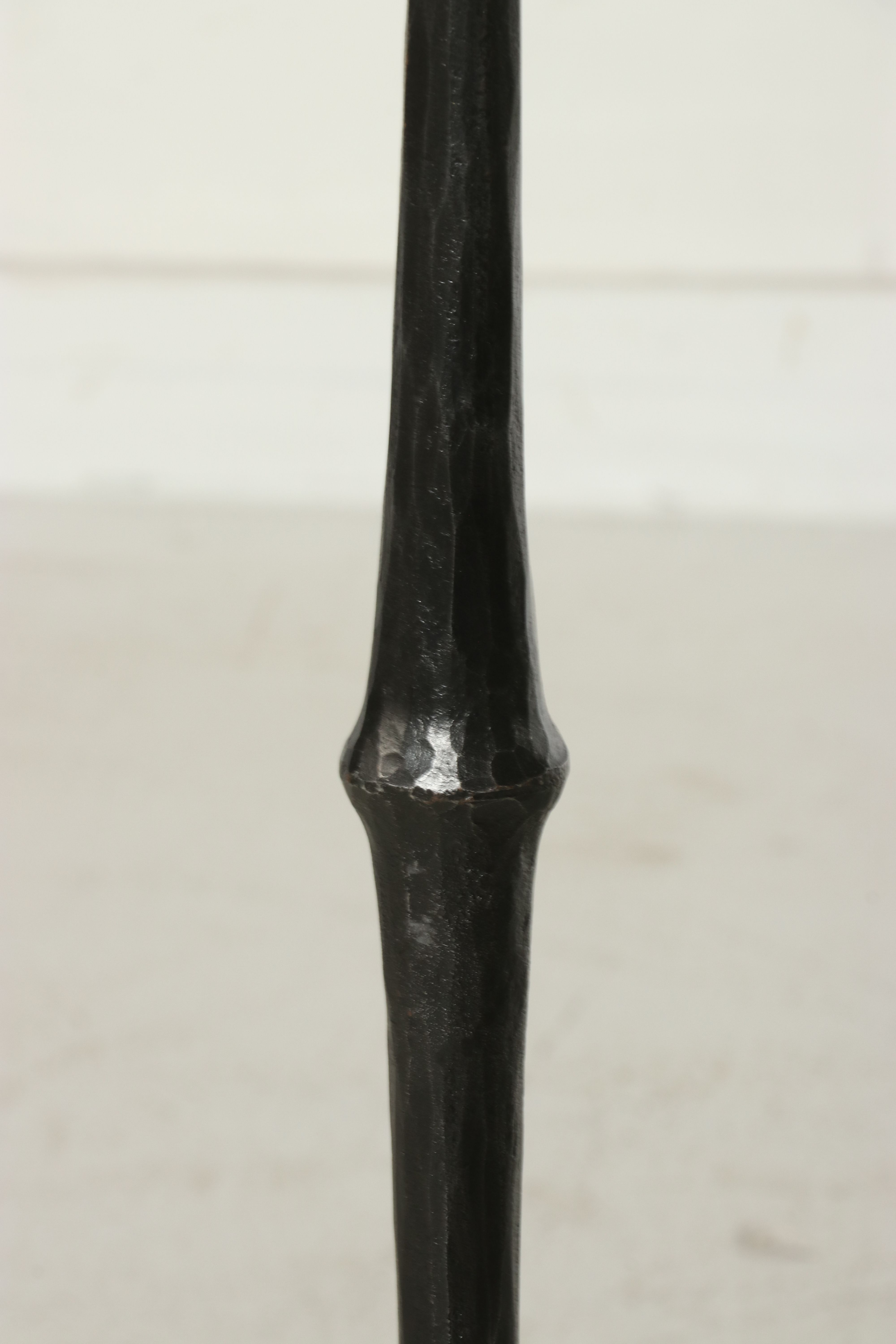 Wrought Iron Pillar Floor Candle Holder