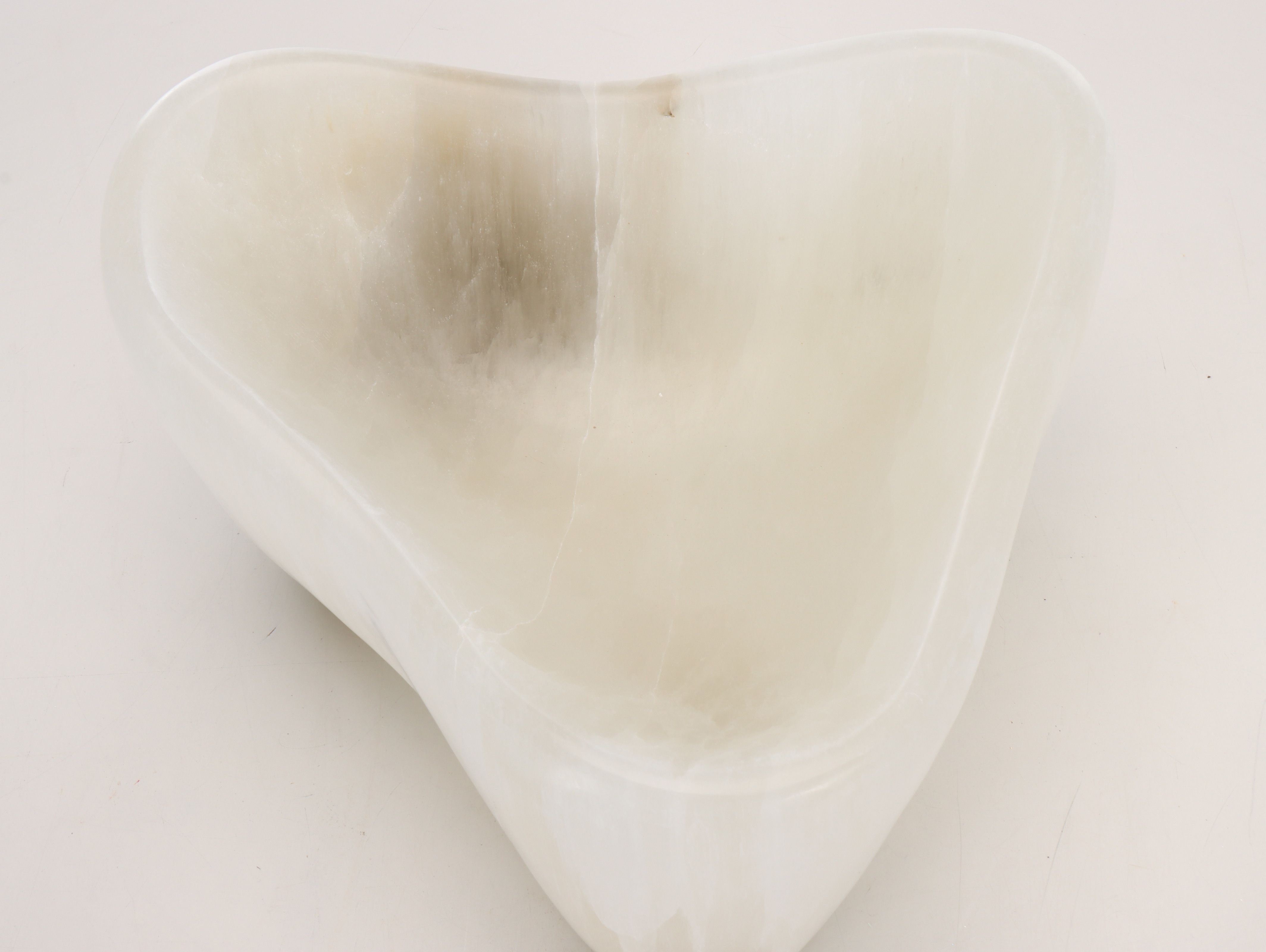 Freeform Selenite Footed Bowl