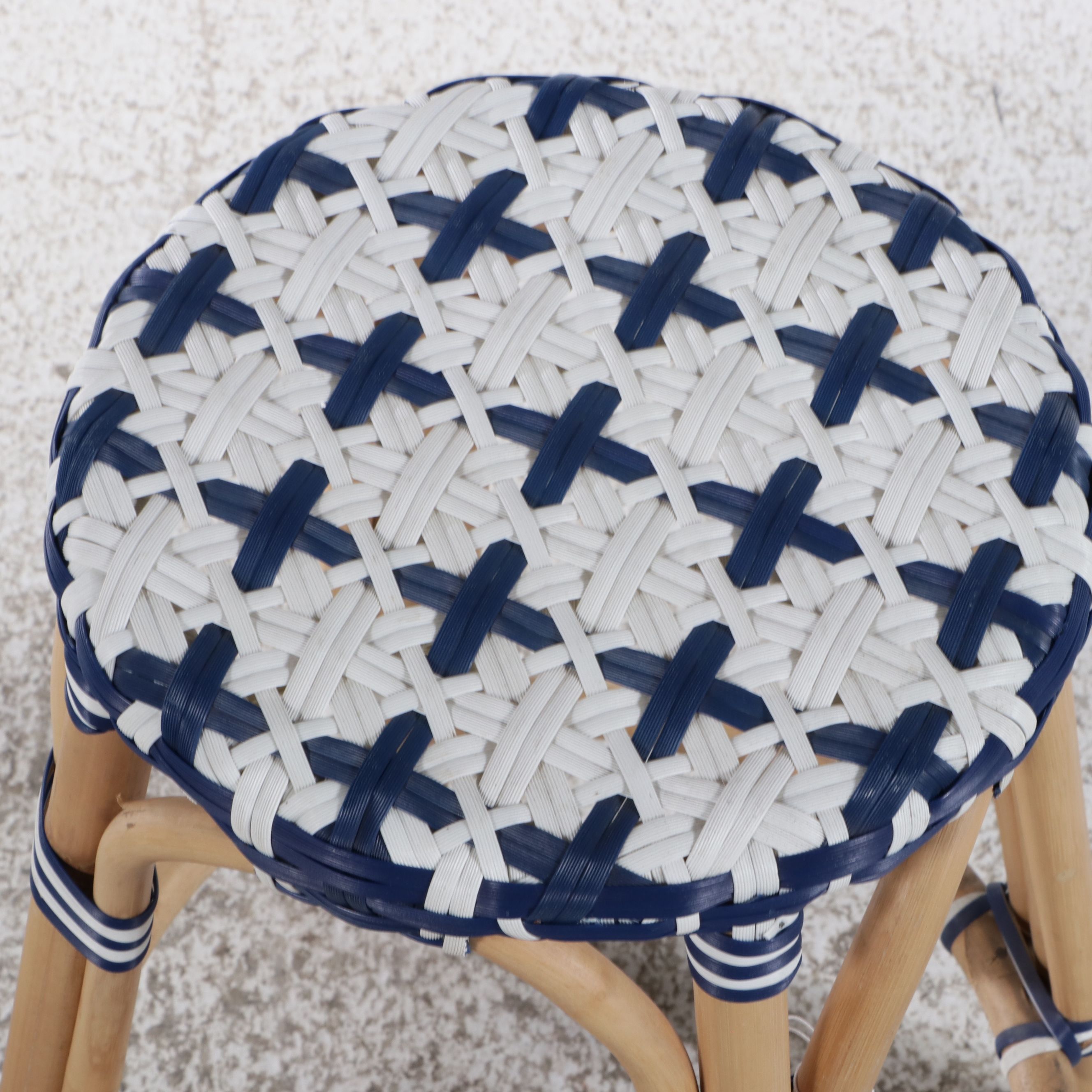 Contemporary Parisian Style Bistro Backless Counter Stool