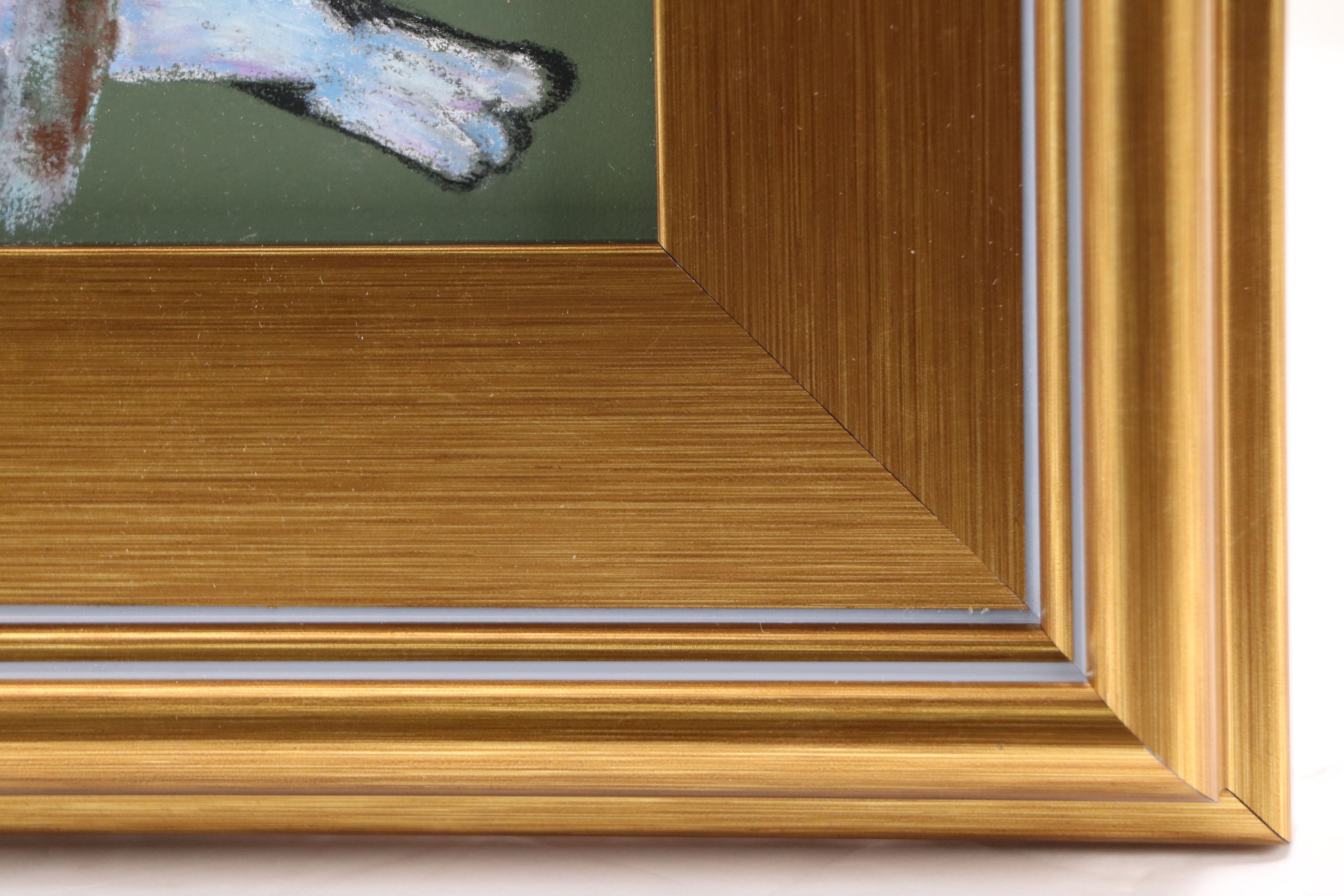 Sunkyung Choi Pastel Drawing "Rose-breasted Grosbeak," 21st Century